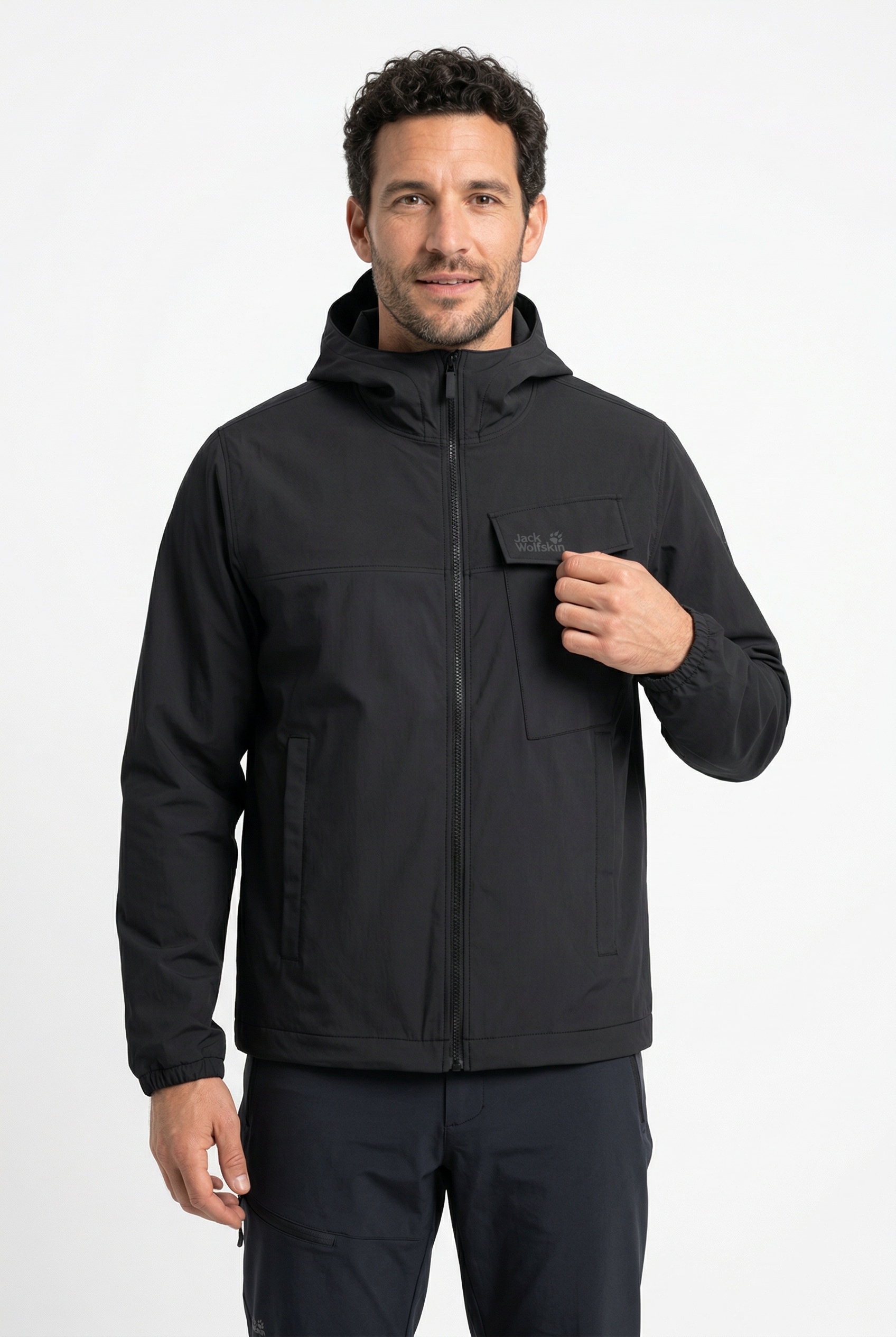 Jack Wolfskin Funktionsjacke "MAHANI JKT M" wärmende und winddichte Funktion, mit Reißverschluss, normale Länge