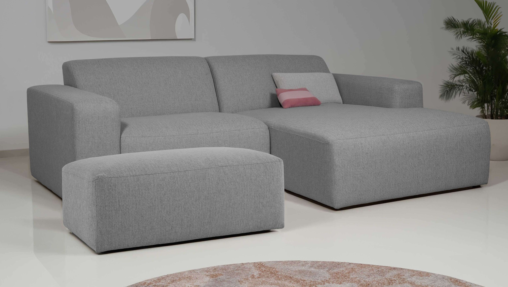 INOSIGN Ecksofa "Koa,228cm, L-Form, Modulsofa, Webstoff, Cord", Designsofa, günstig online kaufen