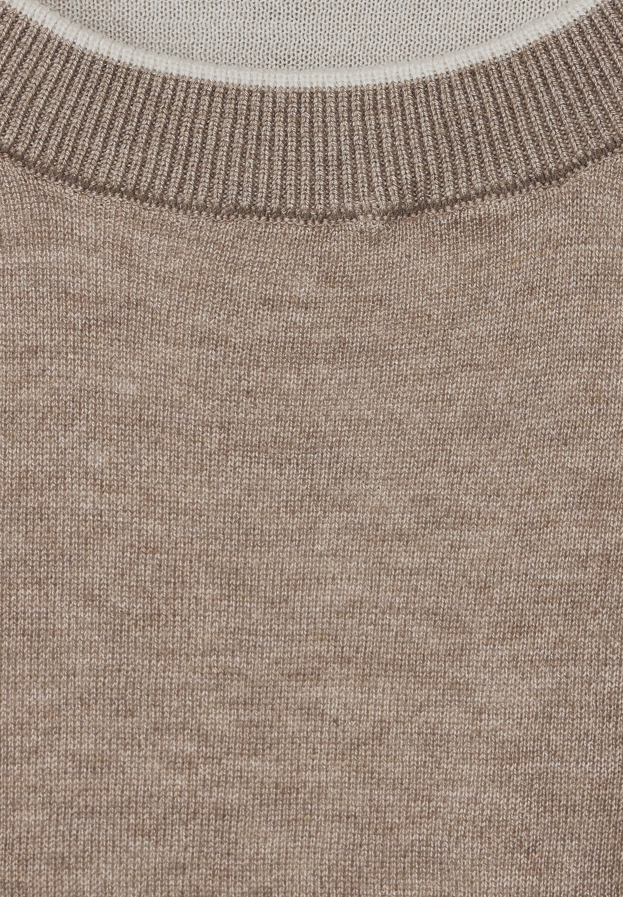 STREET ONE Strickpullover, in Doubleface-Optik