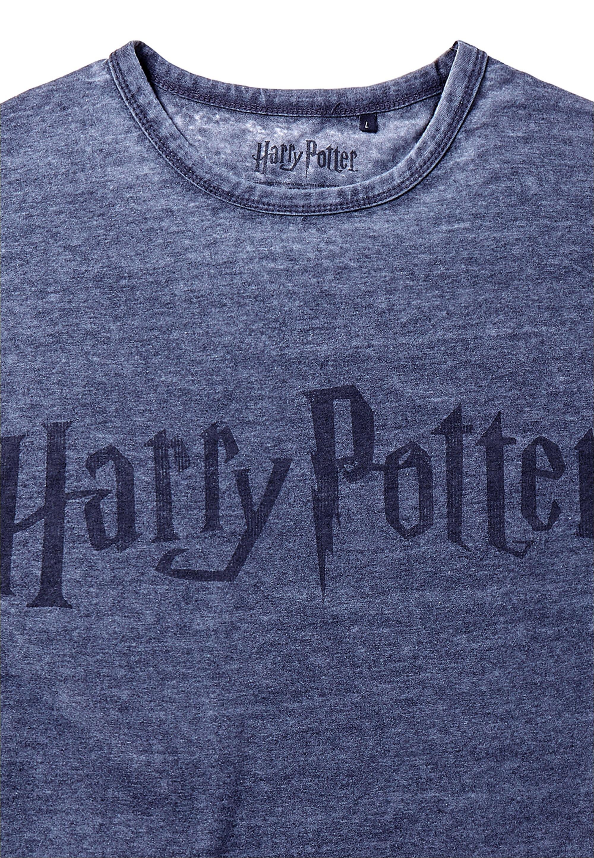 Recovered T-Shirt »Harry Potter Classic Logo Blue«, (1 tlg.), mit angesagtem Harry Potter-Print