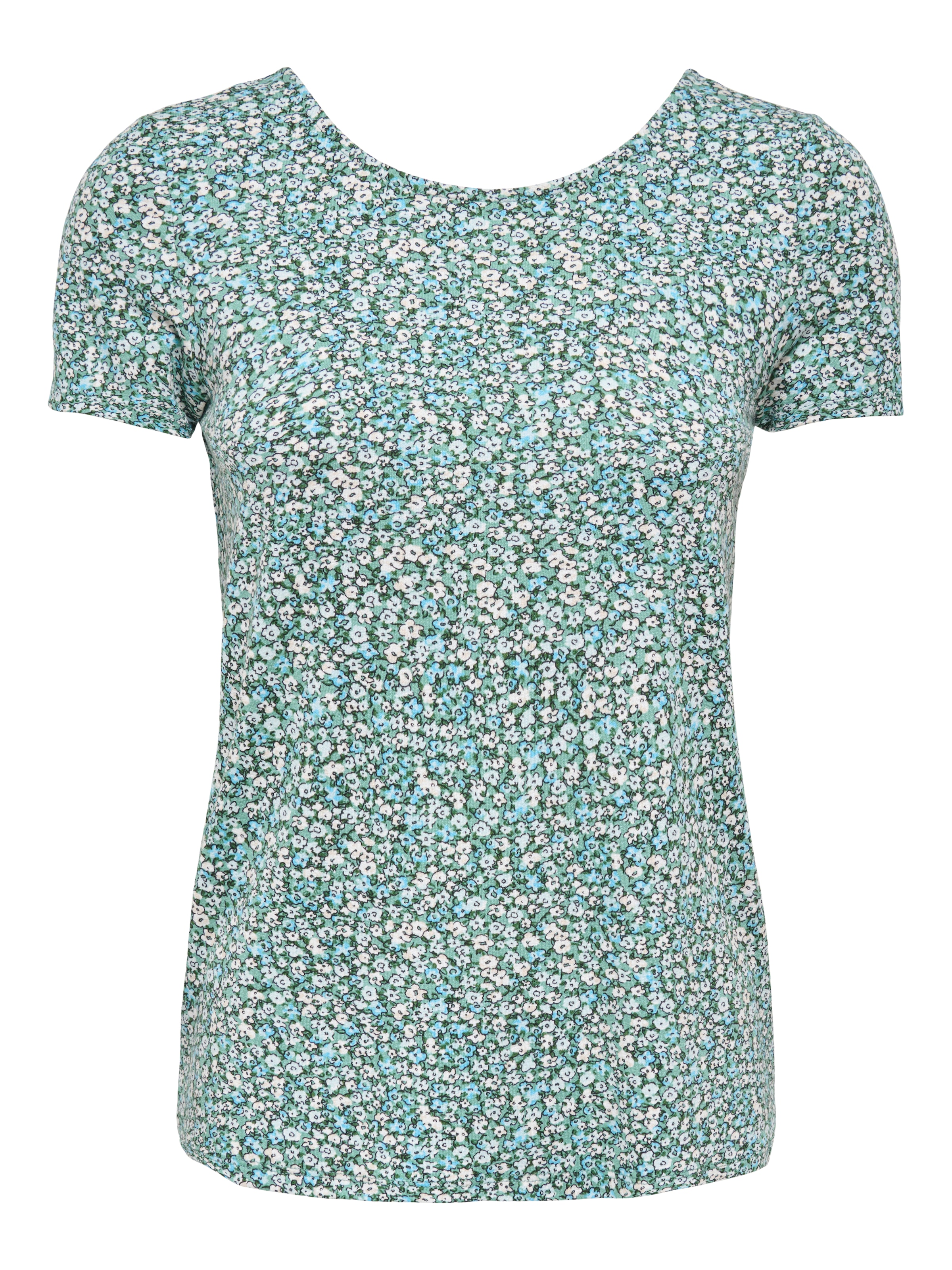 ONLY Kurzarmshirt »ONLBERA BACK LACE UP S/S TOP JRS NOOS«