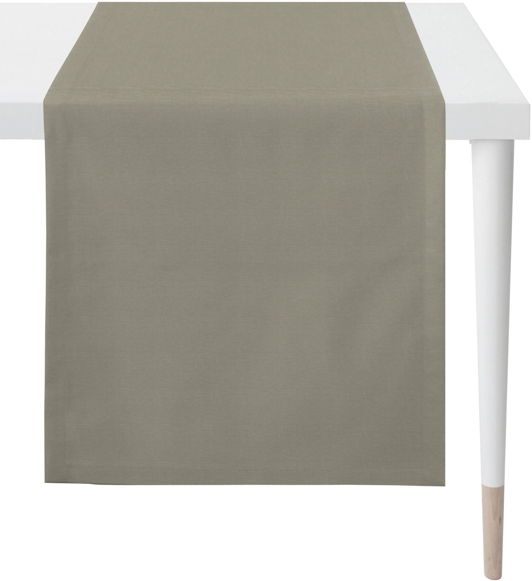 APELT Tischläufer "3900 Uni / OUTDOOR, Sommerdeko, Sommer" mit Fleckschutz günstig online kaufen