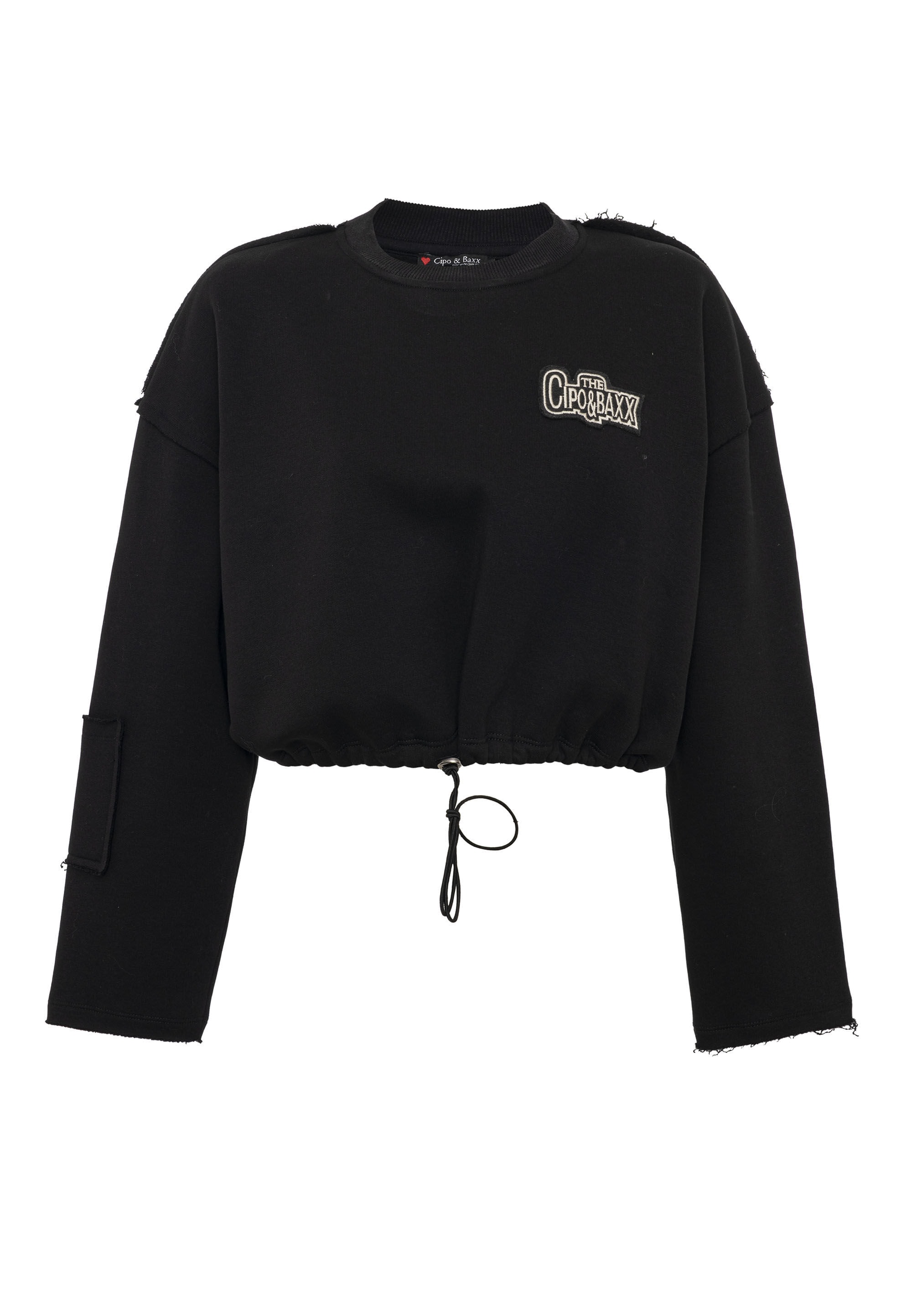 Cipo & Baxx Sweatshirt »WL370«, 1 Stk. hochwertiger Sweatstoff
