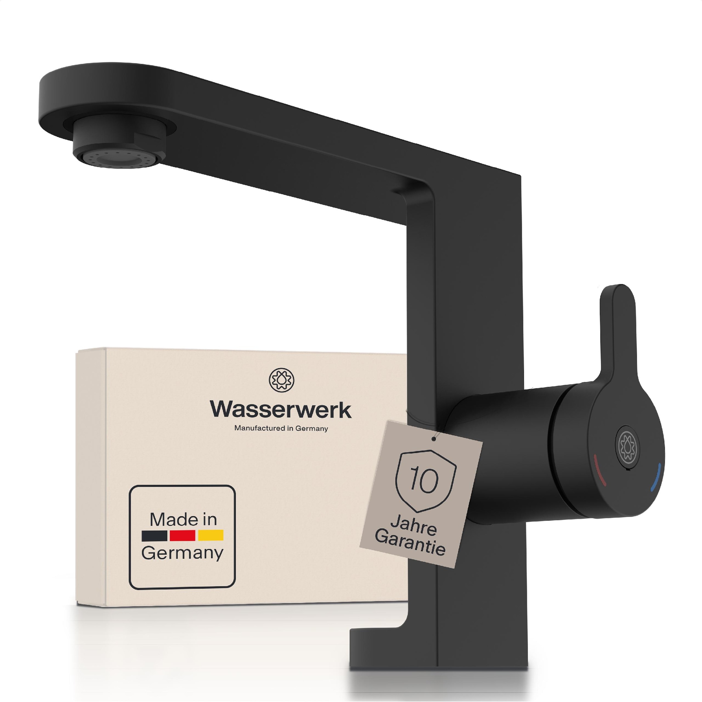 WASSERWERK Waschtischarmatur "WT 15" inkl. Popup, wassersparend günstig online kaufen