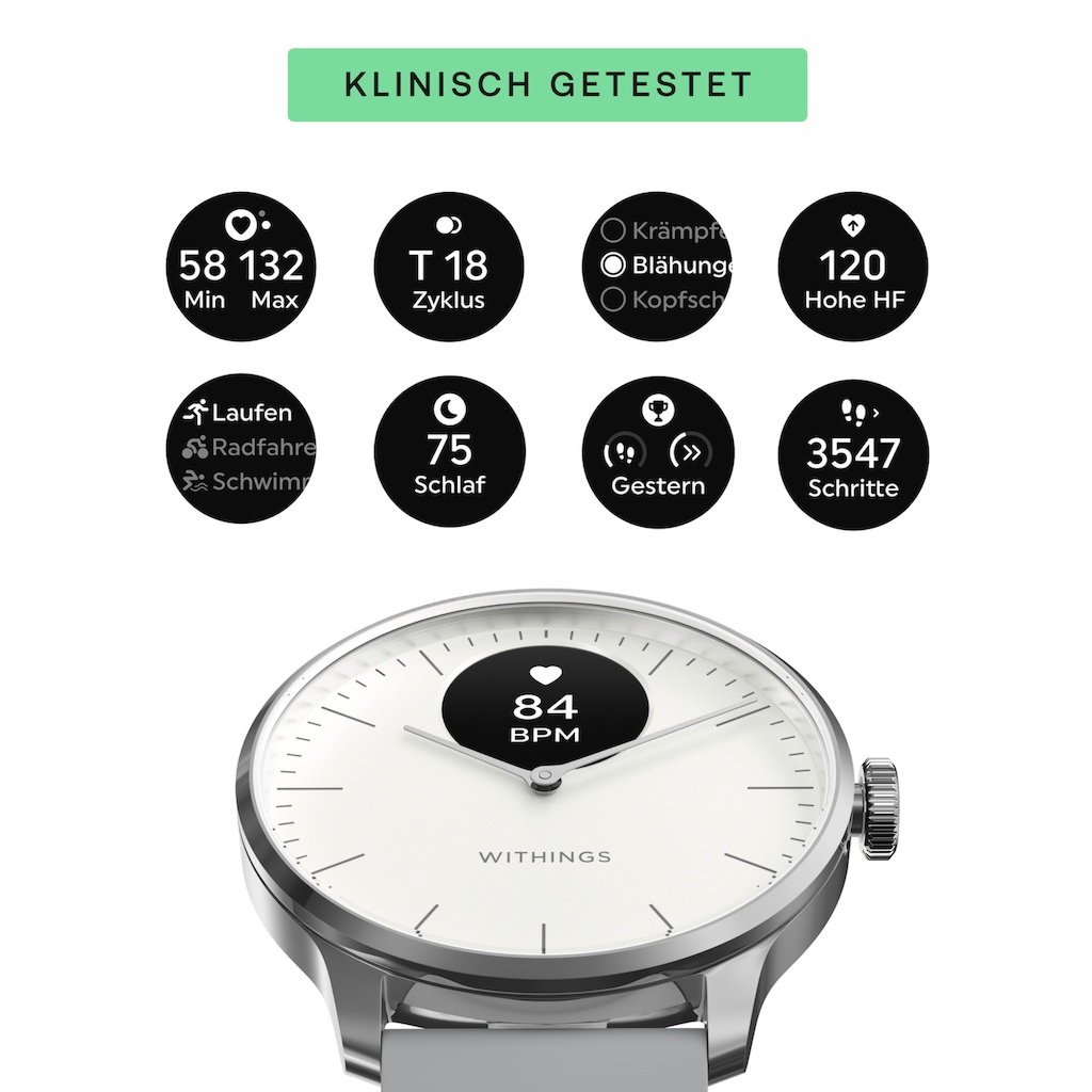 Withings Smartwatch »ScanWatch Light«