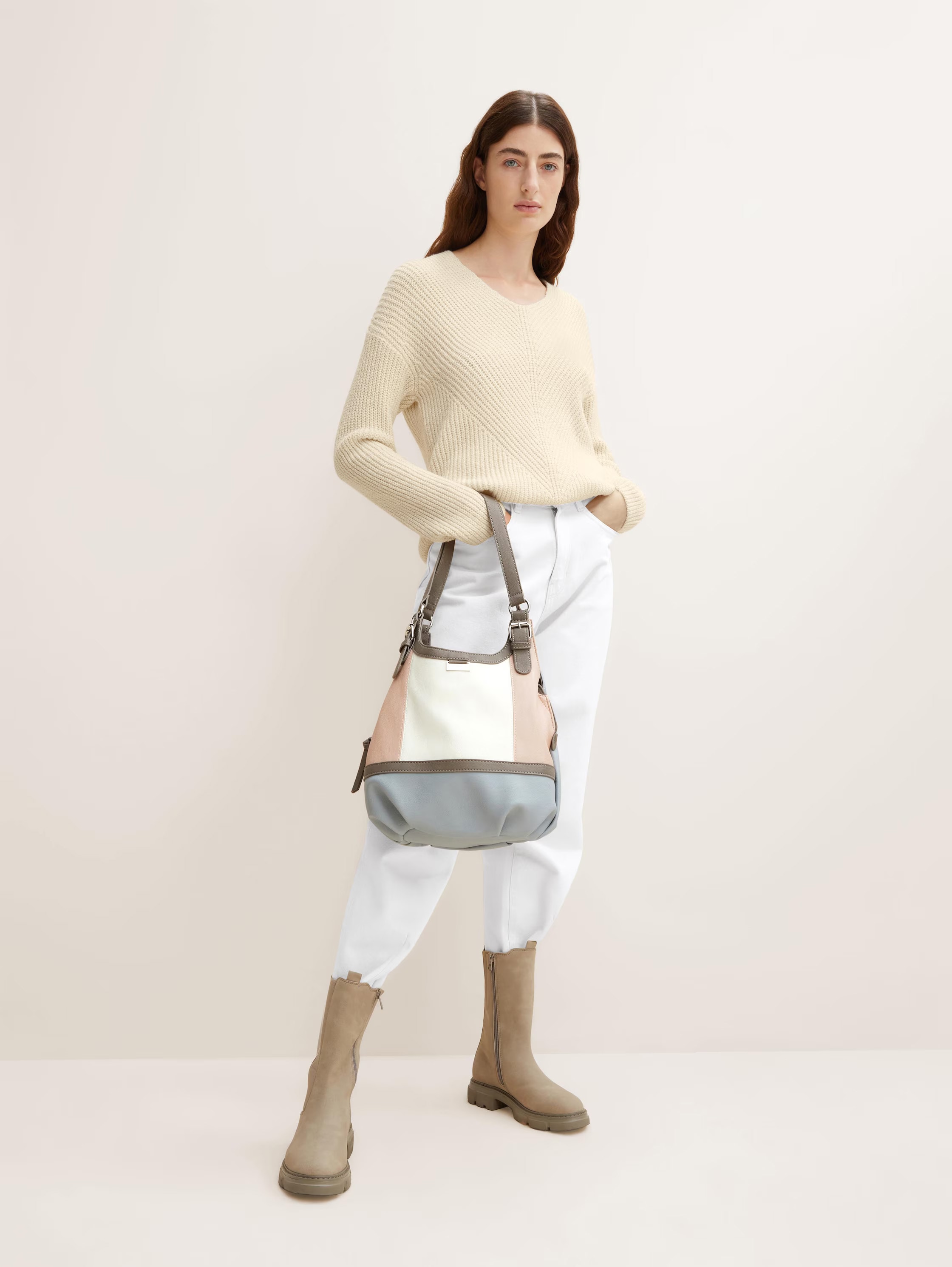 TOM TAILOR Shopper »Juna«, in schicker Farbkombi