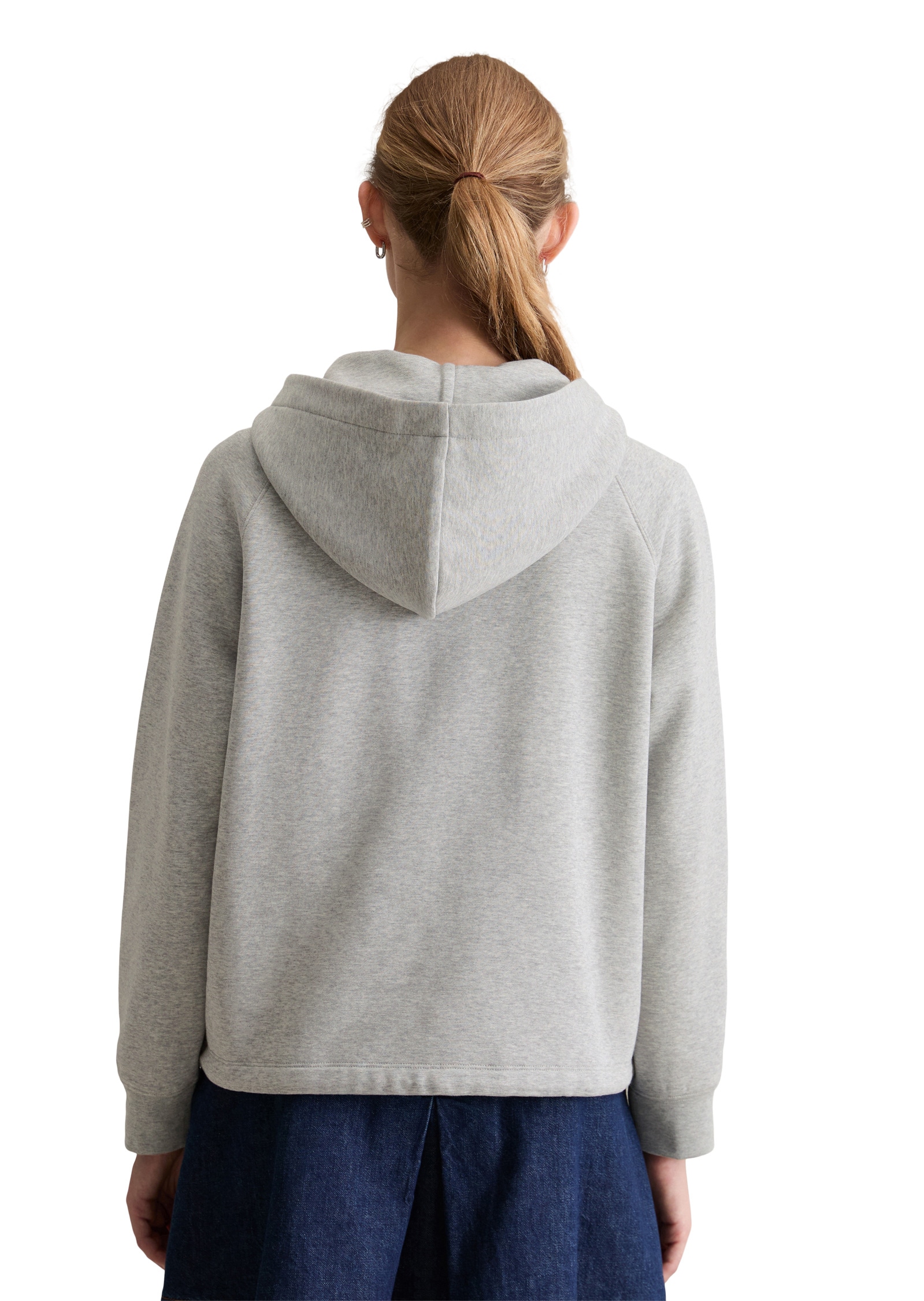Marc O'Polo DENIM Sweatjacke »aus softem Bio-Baumwolle-Mix«