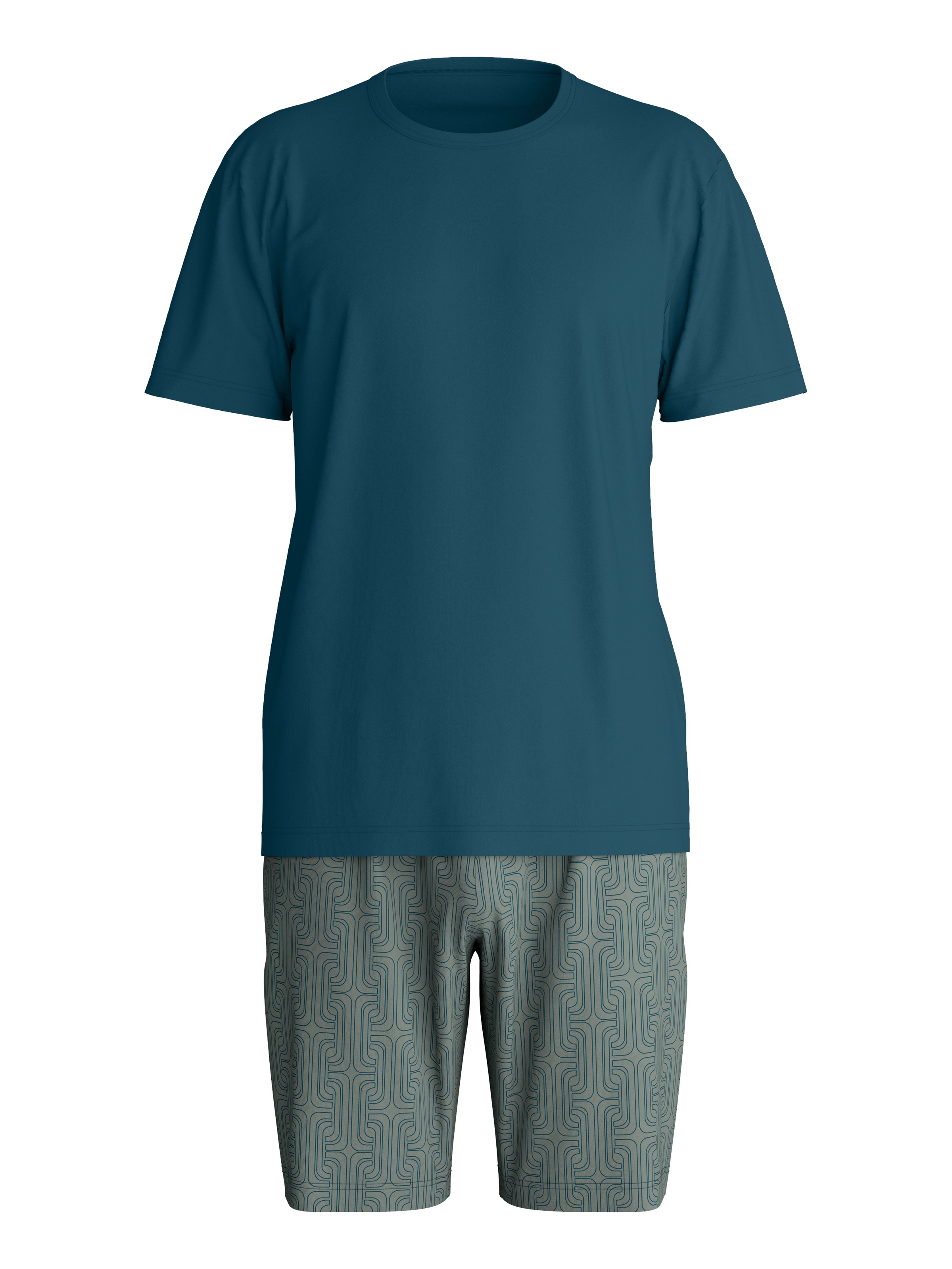 CALIDA Pyjama "Relax Streamline 1" 2 tlg. mit Rundhalsausschnitt und kurzem günstig online kaufen