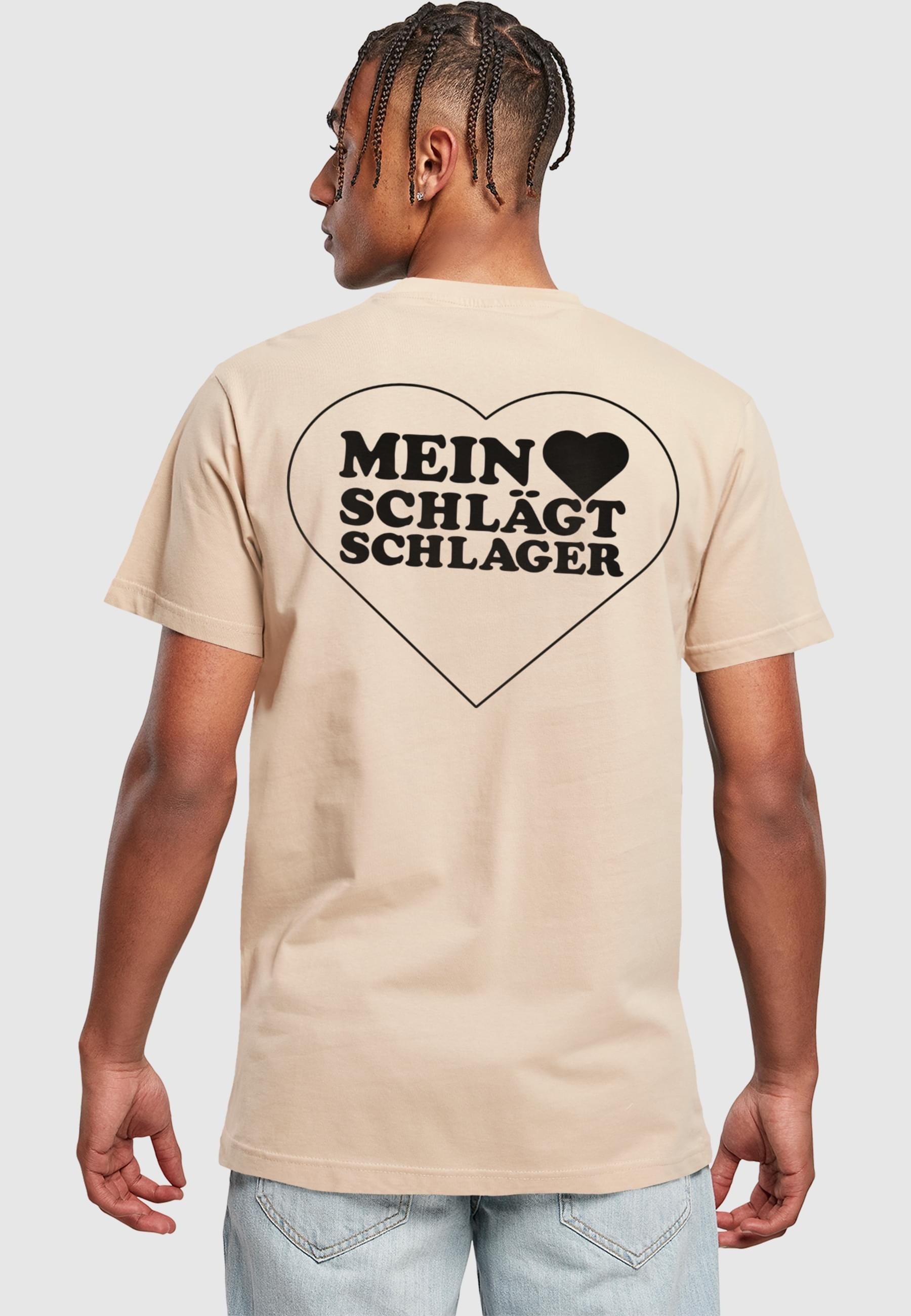 Merchcode T-Shirt »Merchcode MHSS Herz Schwarz 2 T-Shirt«, (1 tlg.)