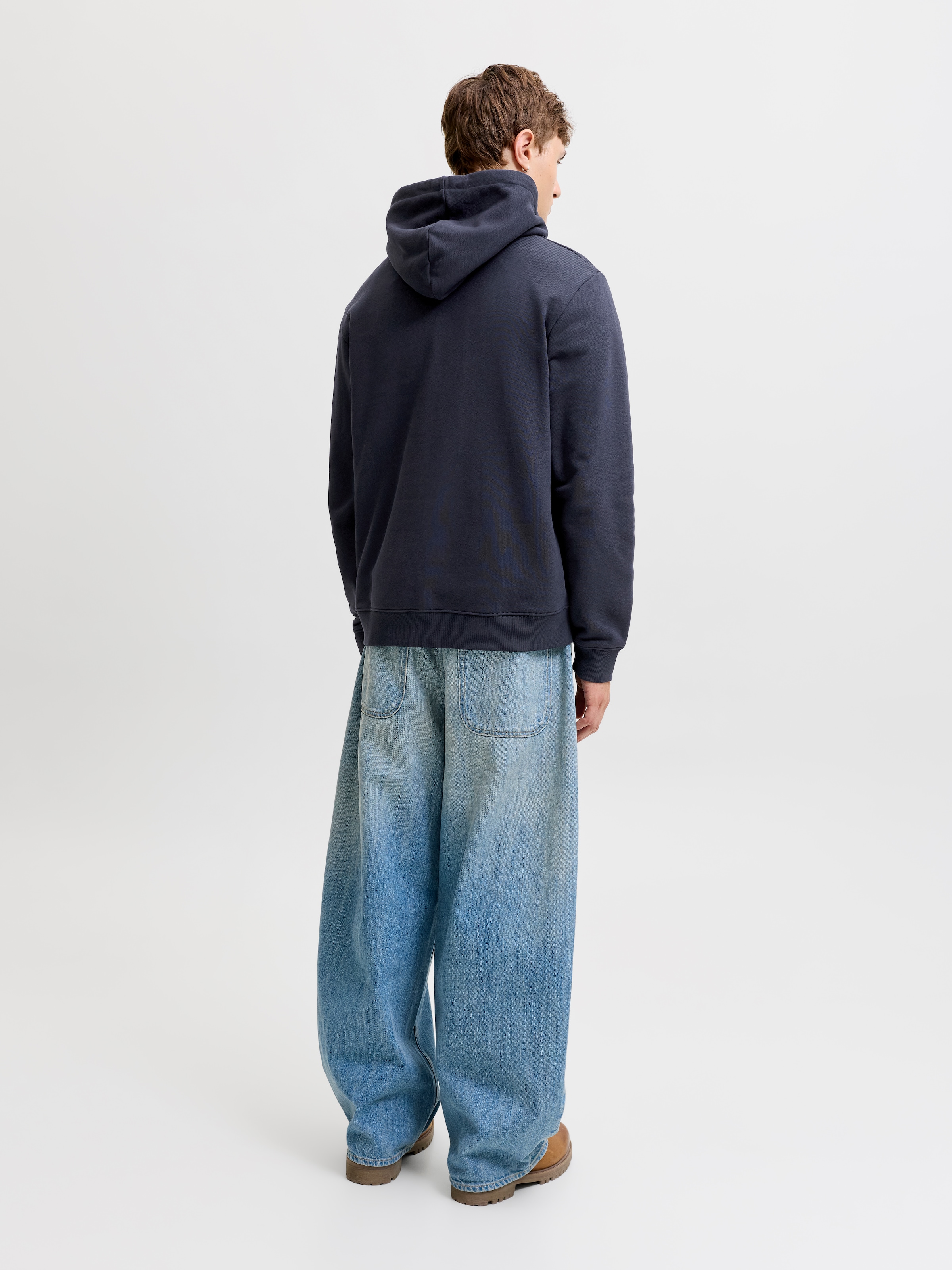 Jack & Jones Kapuzensweatshirt »JJEDENVER LOGO SWEAT HOOD SN«, Baumwollmischung, relaxed fit
