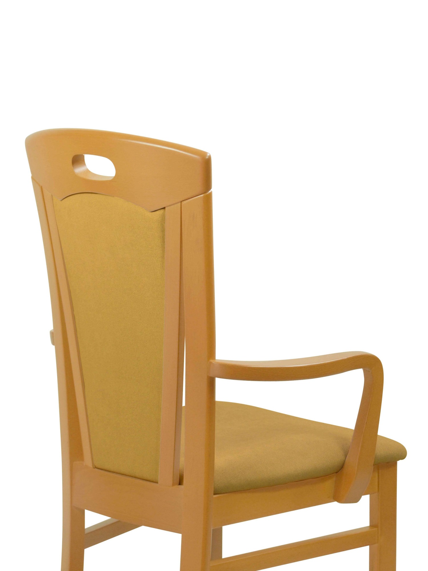Home affaire Esszimmerstuhl »FERDI, Armlehnstuhl, Made in Italy, Massivholz«, 1 St., Feinstruktur, Bezug Feinstruktur (wasser-und fleckabweisend) oder Struktur
