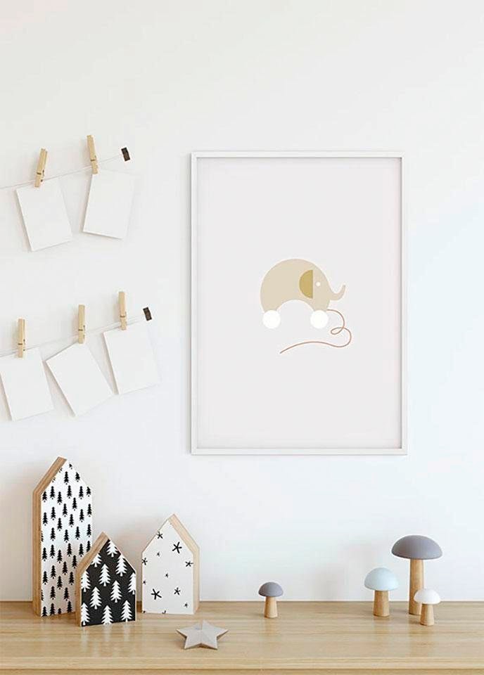 Komar Bild »Baby Happy« Figuren 1 Stk. tlg. Wandbild zur Dekoration - ohne Rahmen