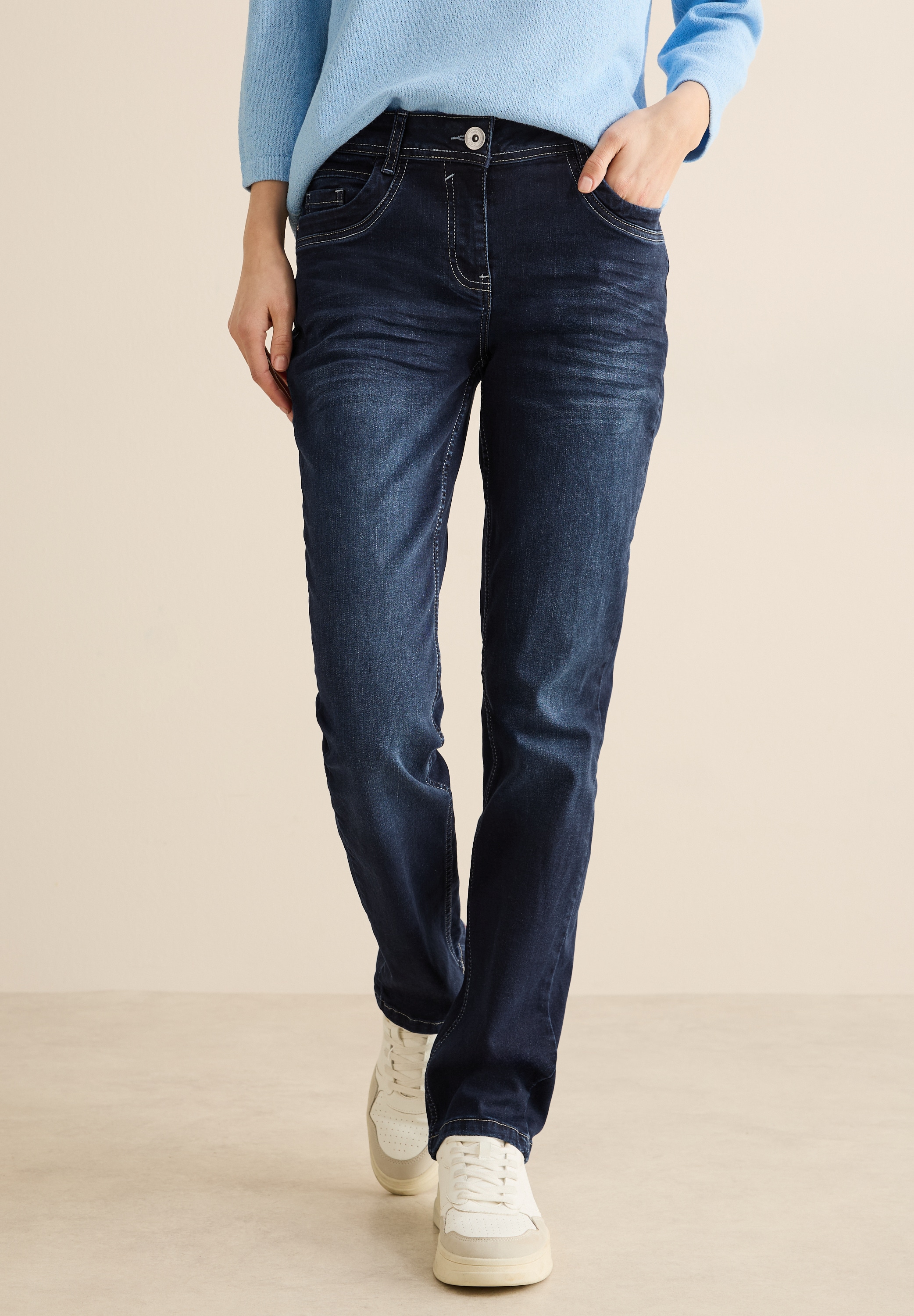Cecil Slim-fit-Jeans, 5-Pocket-Style