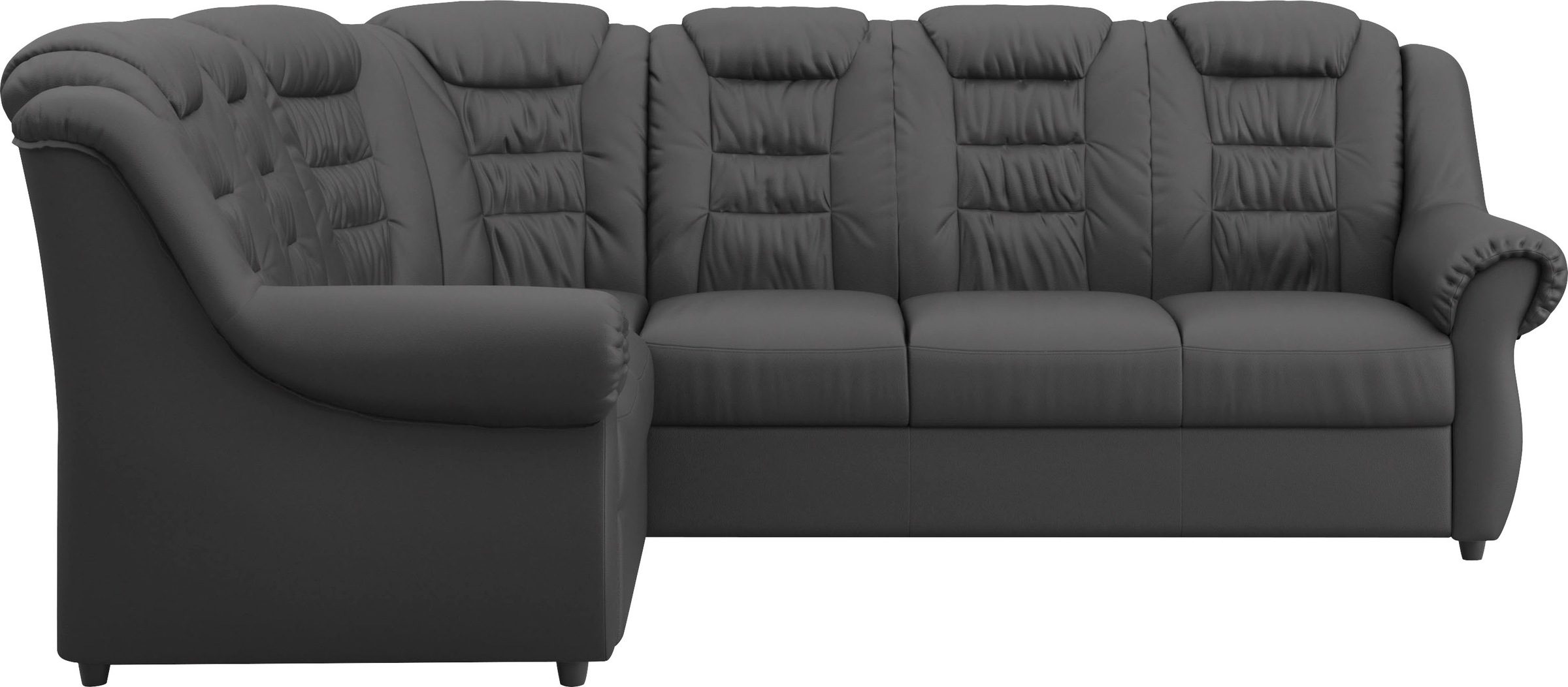 Home affaire Ecksofa »Boston L-Form«, mit hoher Rückenlehne, wahlweise mit Bettfunktion & Stauraum