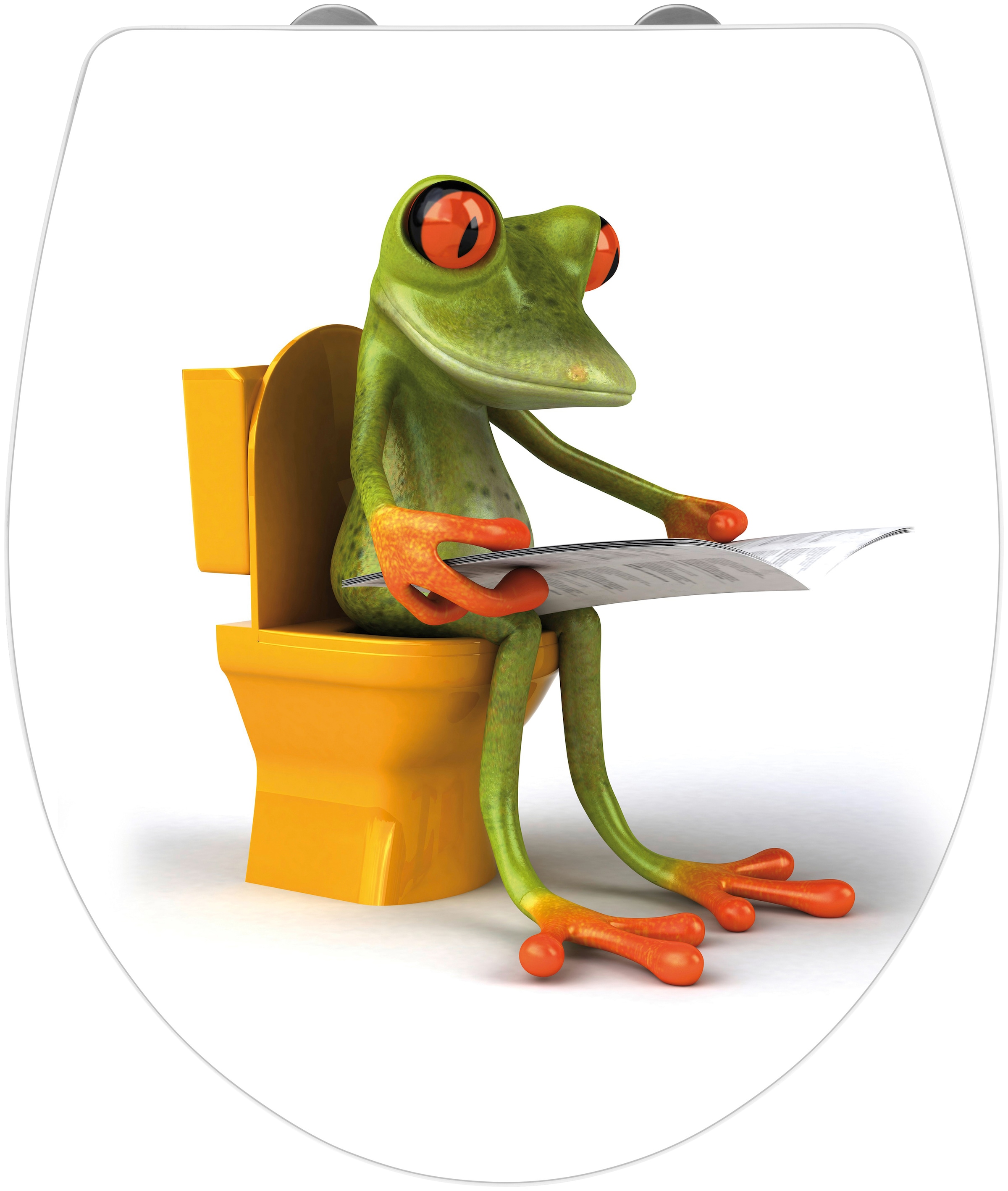 WENKO WC-Sitz »Frog News«, Mit Absenkautomatik