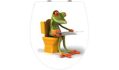 WC-Sitz »Frog News«, Mit Absenkautomatik