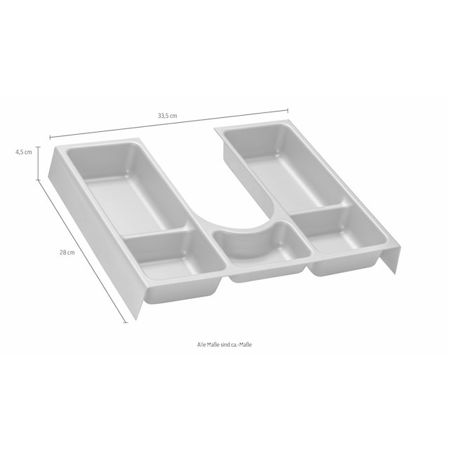 MARLIN Schubladeneinsatz »Sola 3130«, für Waschbeckenunterschränke, Breite  33,7 cm | BAUR