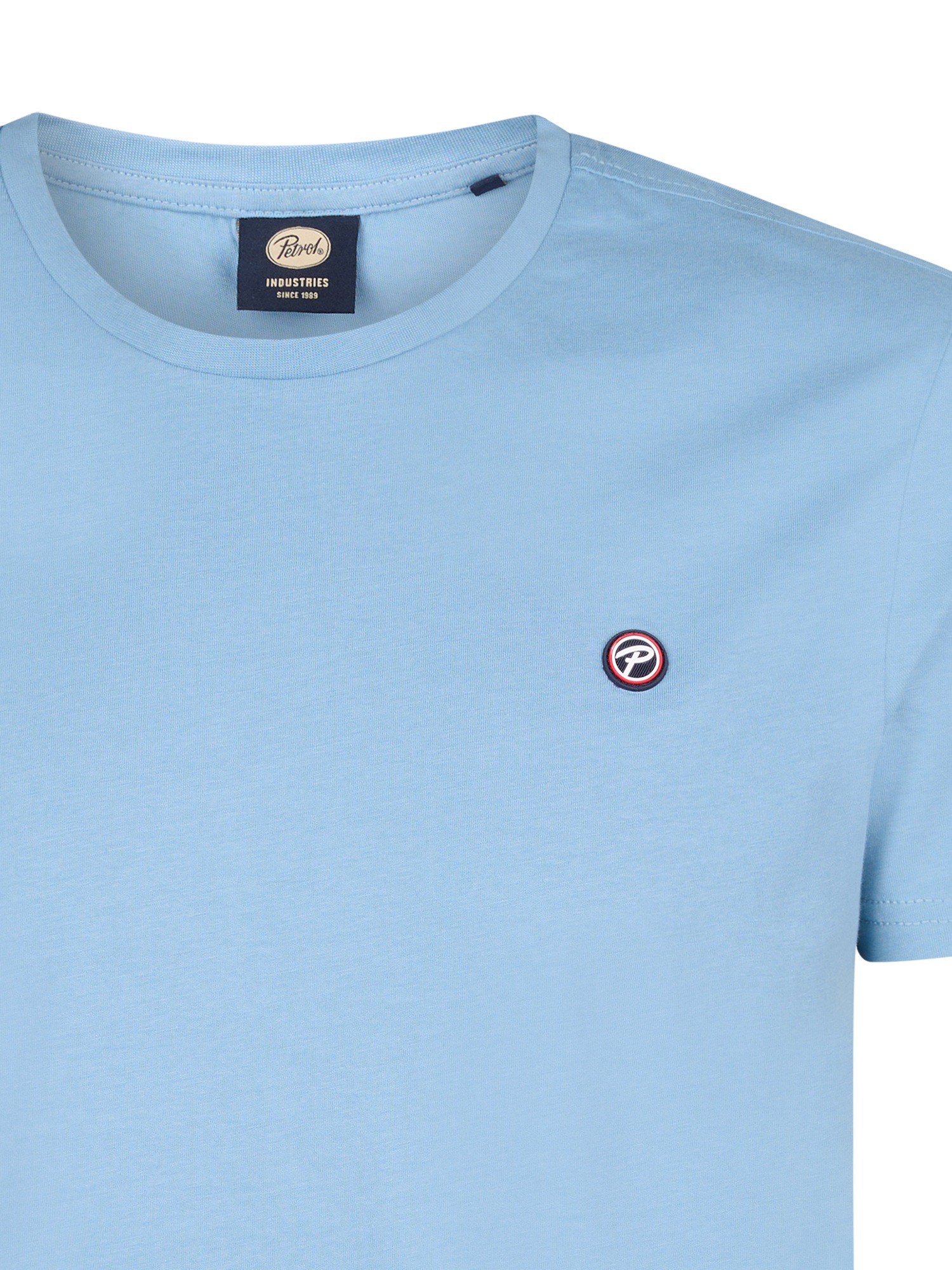 Petrol Industries Rundhalsshirt, mit Logo Stickerei