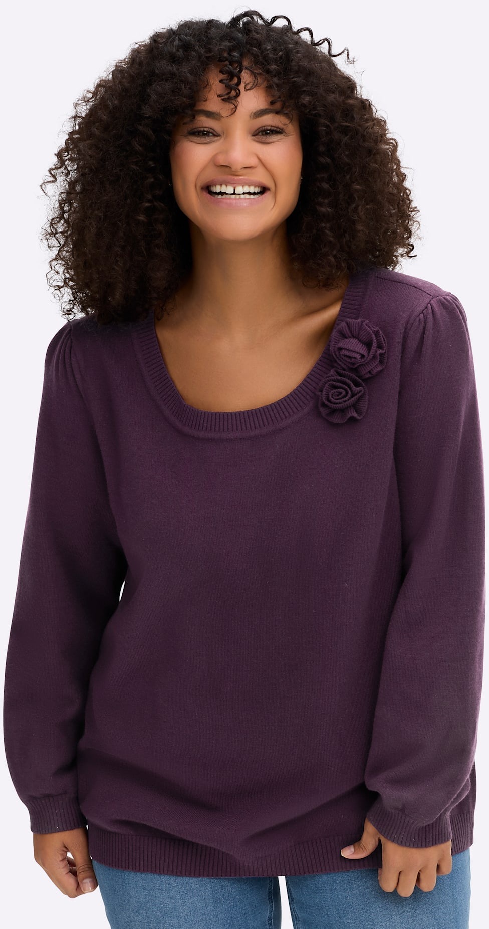 Sheego Strickpullover "Pullover" günstig online kaufen