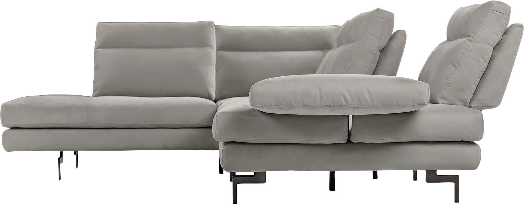 CALIA ITALIA Ecksofa "Toby Wing, L-Form, Designsofa mit sensationellem Sitz günstig online kaufen