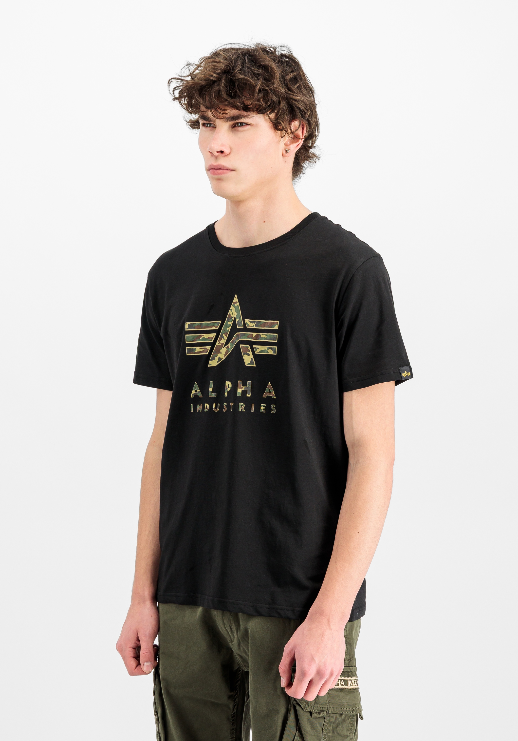 Alpha Industries T-Shirt "Camo Puff Print T-Shirt"