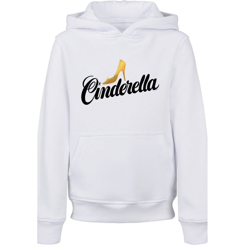 F4NT4STIC Hoodie »F4NT4STIC Kinder Cinderella Shoe Logo -WHT with Basic Kids Hoody«, (1 tlg.)
