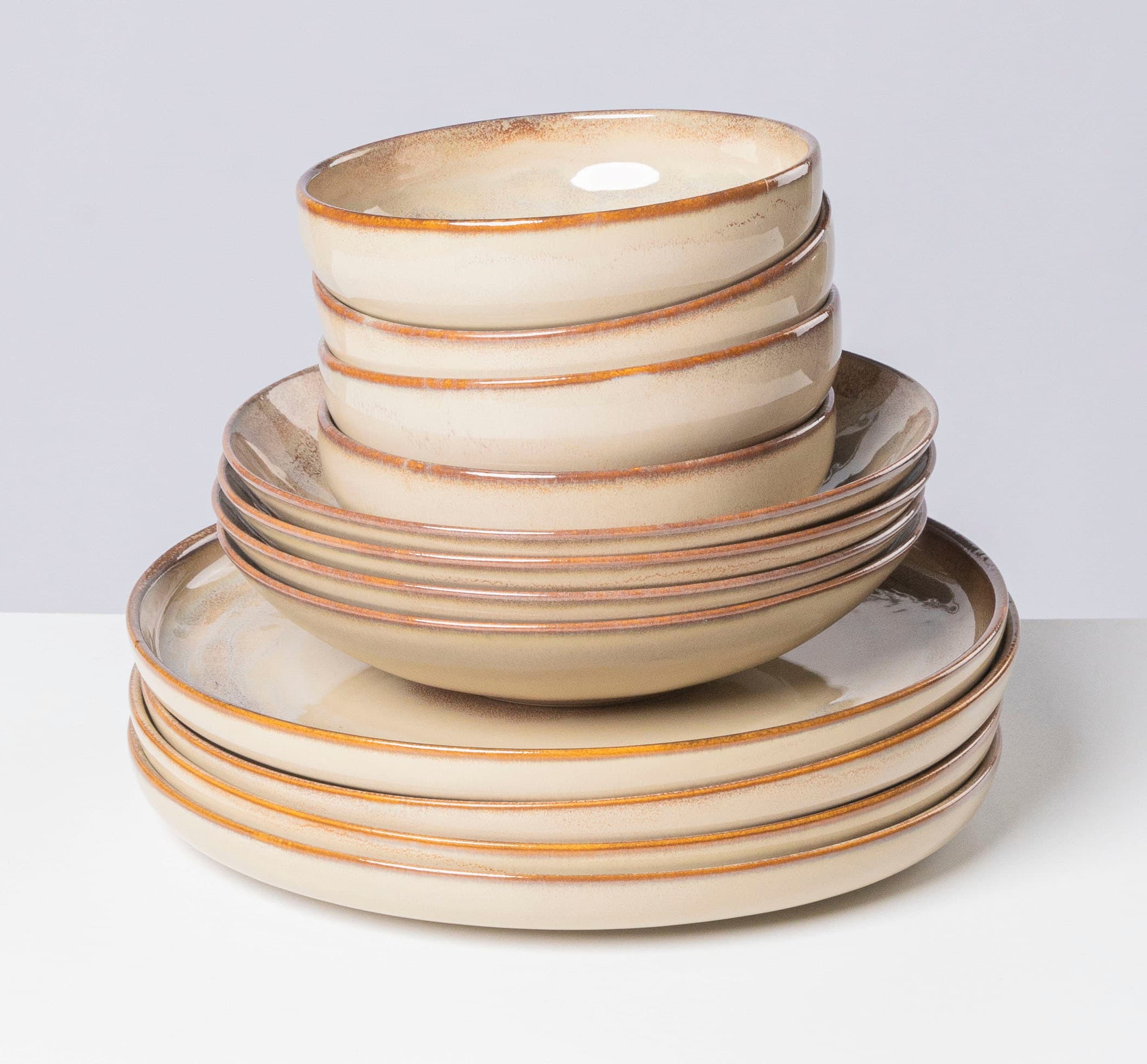 gipfelstück Tafelservice "Teller Set, Geschirr-Set, Service Nebelwald" Scan günstig online kaufen