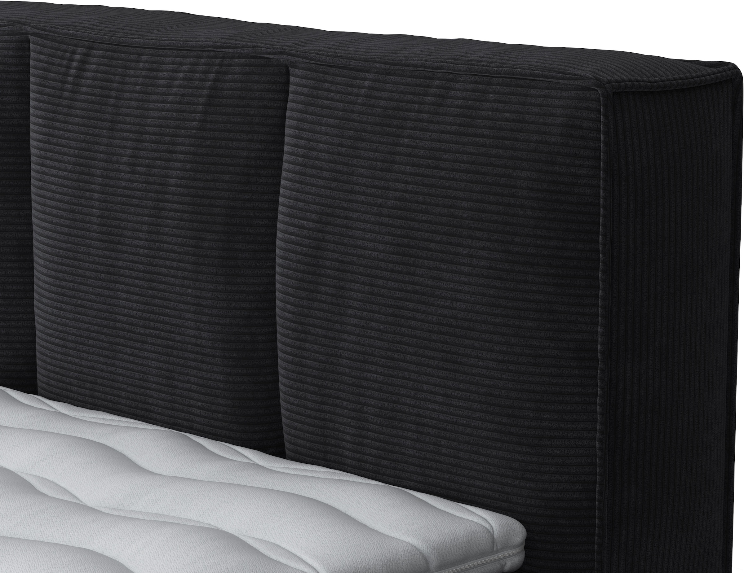 Home affaire Boxspringbett »Sacy«, Boxbett inkl. Topper, 2 Matratzen, Härtegrade H2, H3 und H4 wählbar