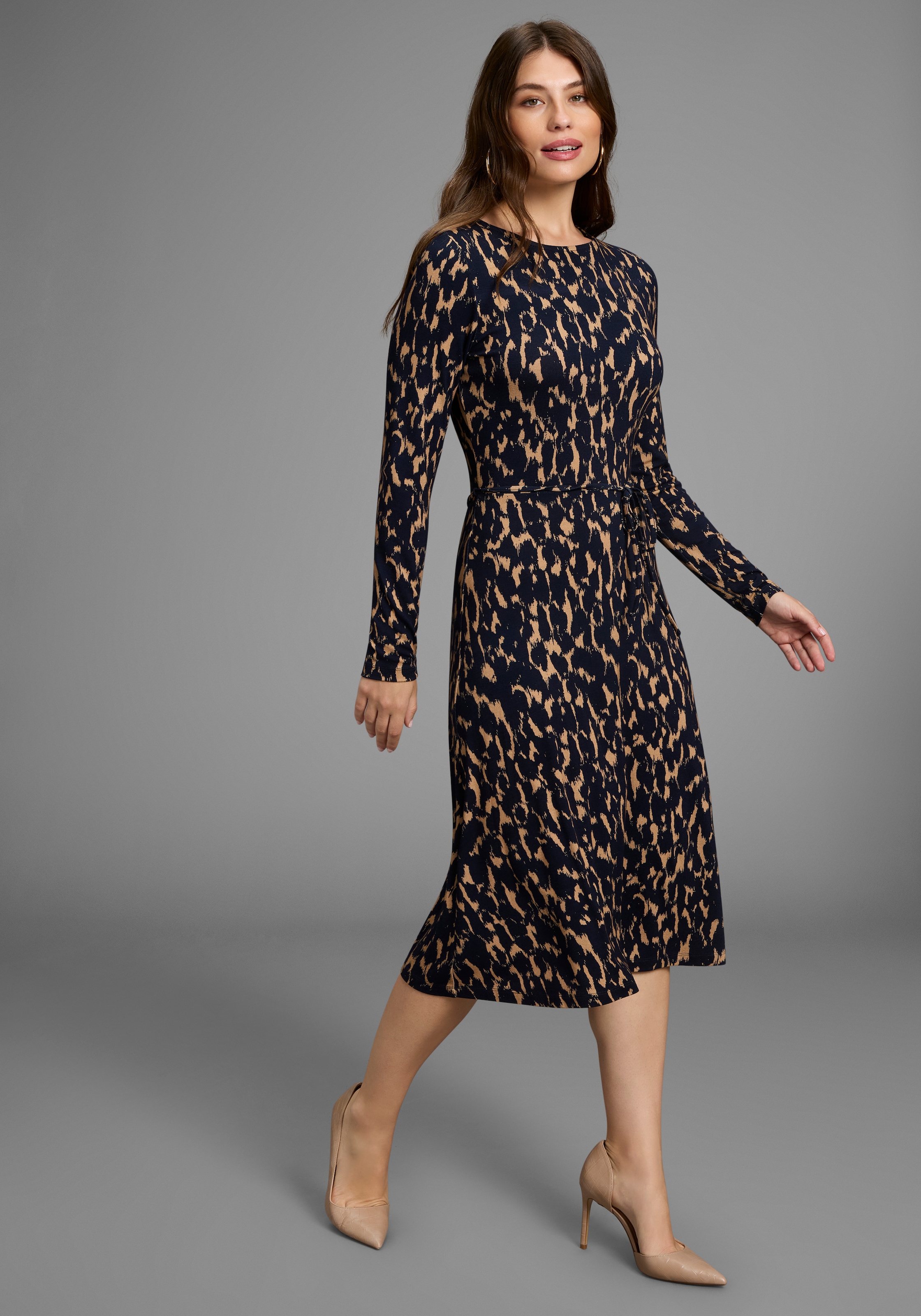 HECHTER PARIS Jerseykleid, mit modernem Print günstig online kaufen