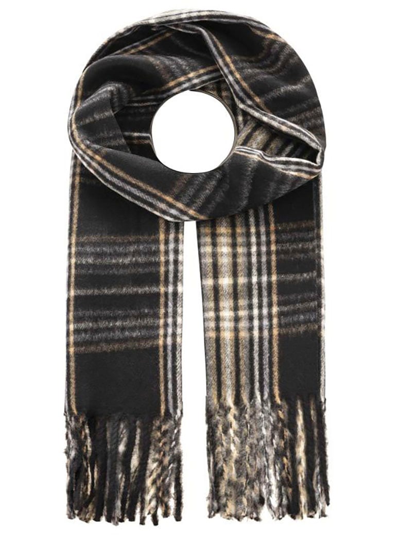 Zwillingsherz Schal ""Kariert"", mit Karo-Muster und Fransenabschlüssen günstig online kaufen