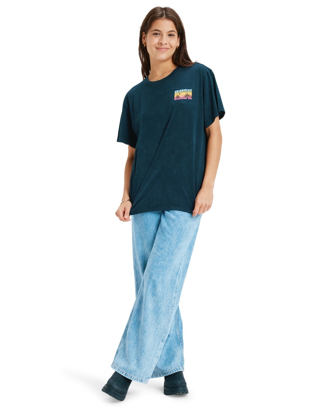 Roxy Oversize-Shirt »Sunnyoversize Optic Wash«