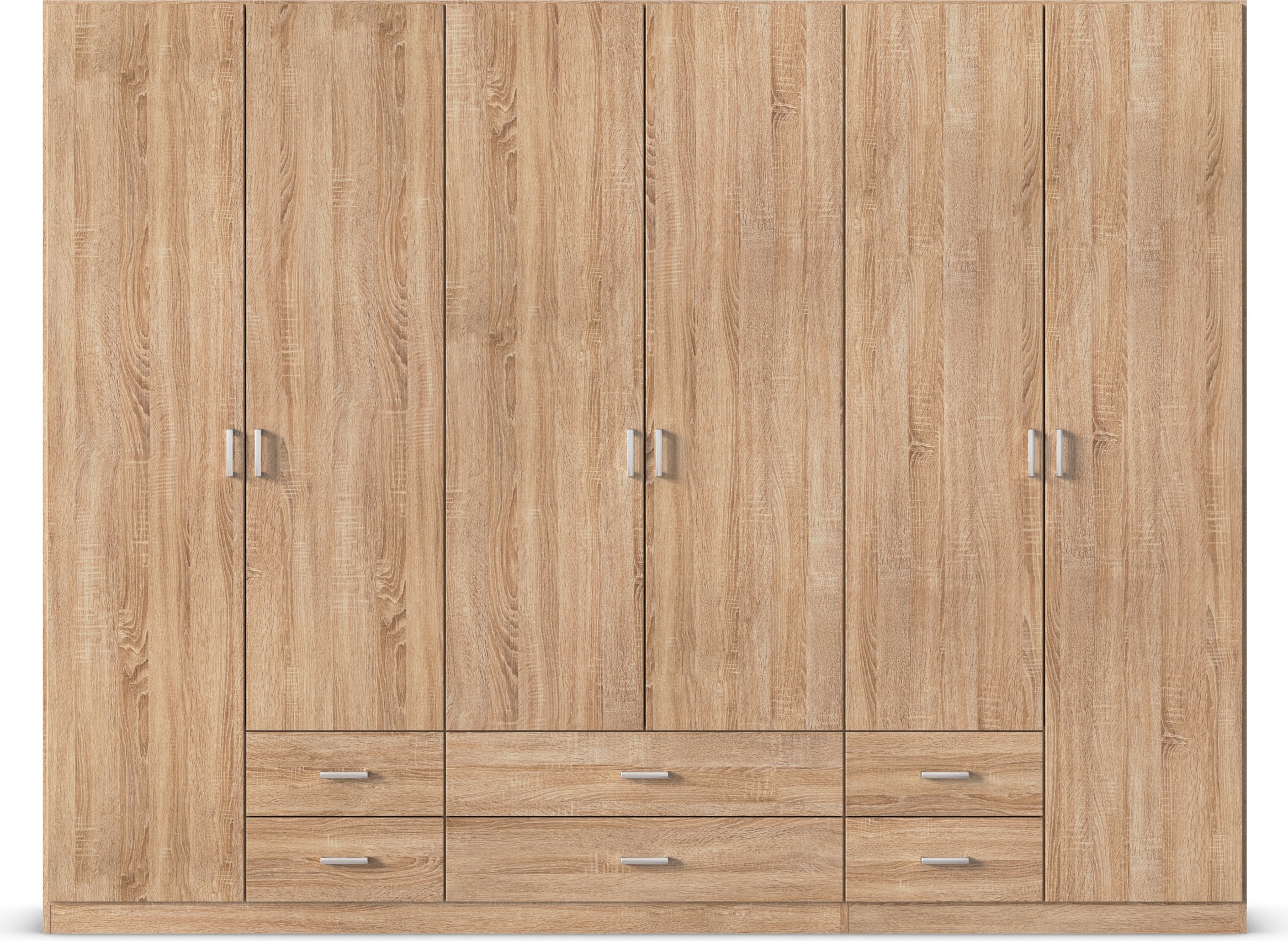 rauch Drehtürenschrank »Kleiderschrank Schrank Garderobe Wäscheschrank GAMMA in 3 Breiten«, mit 6 Schubladen, in schlichtem Design TOPSELLER MADE IN GERMANY
