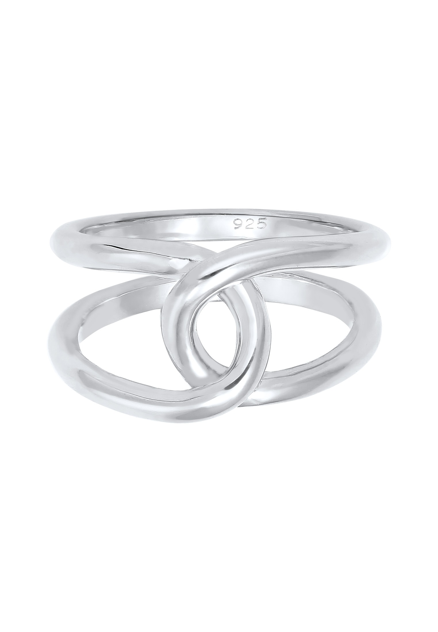 Elli Fingerring »Verdreht Schlaufe Trend Casual 925 Silb«