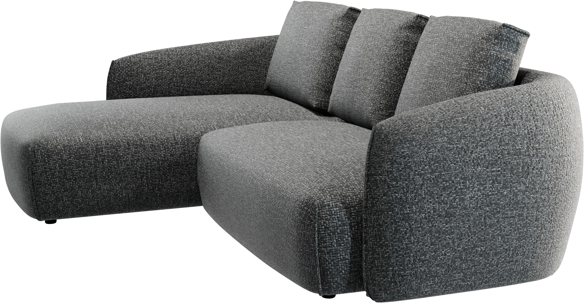 Guido Maria Kretschmer Home&Living Ecksofa »Shawn Designsofa mit elegant geschwungen Armlehnen, L-Form«, bequem, organischer Form, mit hochwertigem Bezug