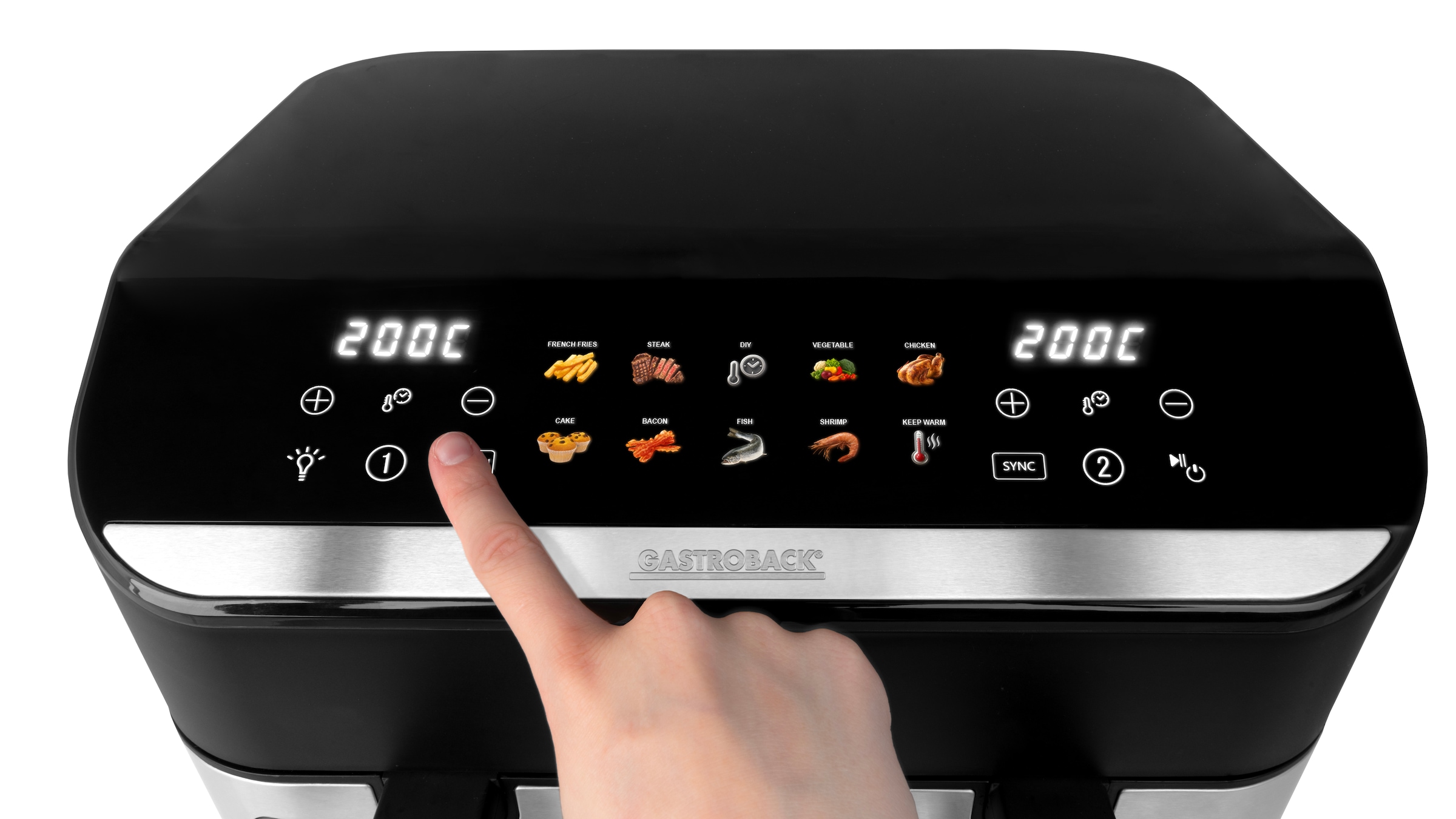 Gastroback Heißluftfritteuse »42585 HEAT & CRISP FAMILY 8 L« 2900 W