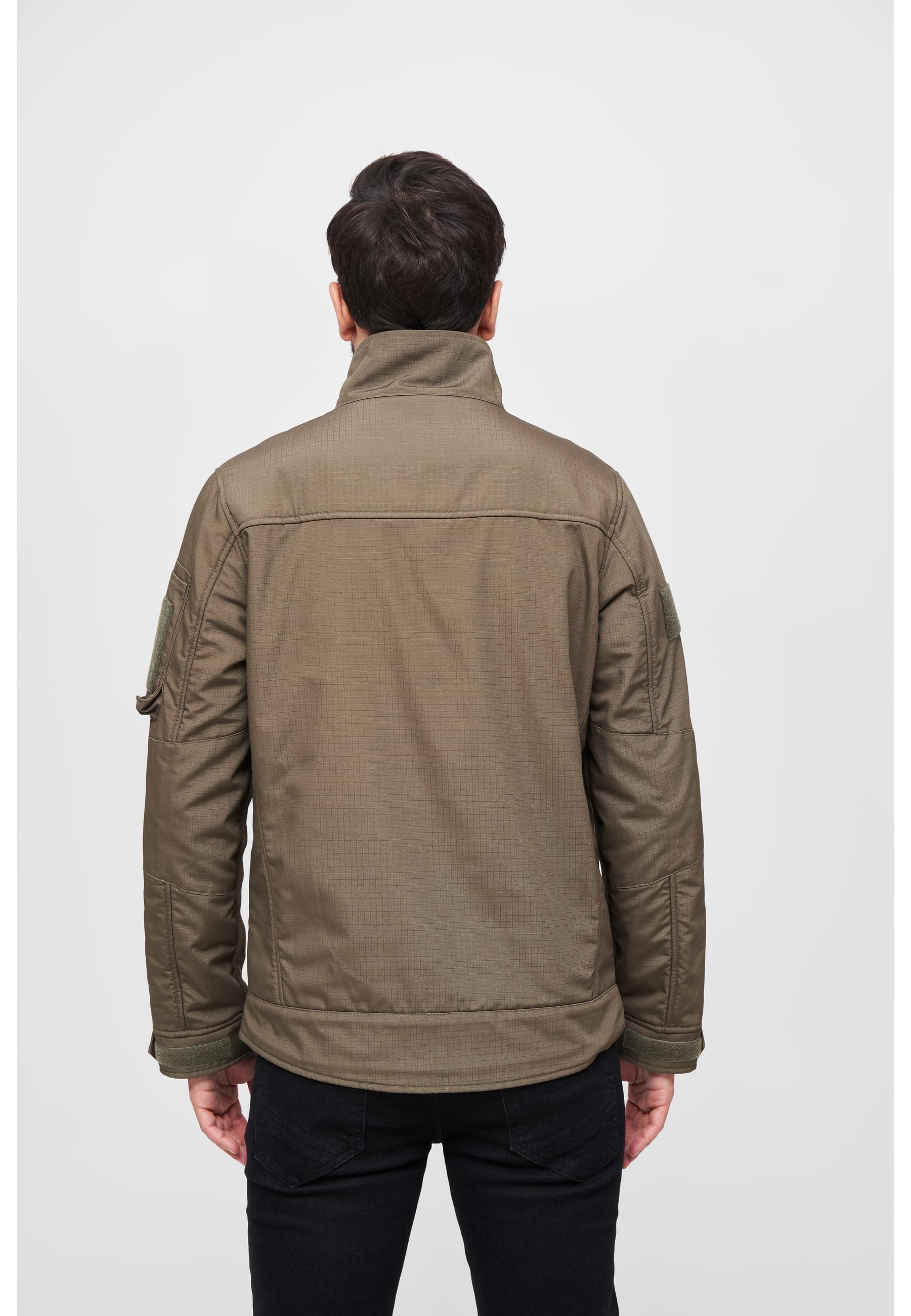 Brandit Allwetterjacke »Brandit Herren Fleecejacket Ripstop«, (1 St.), ohne Kapuze