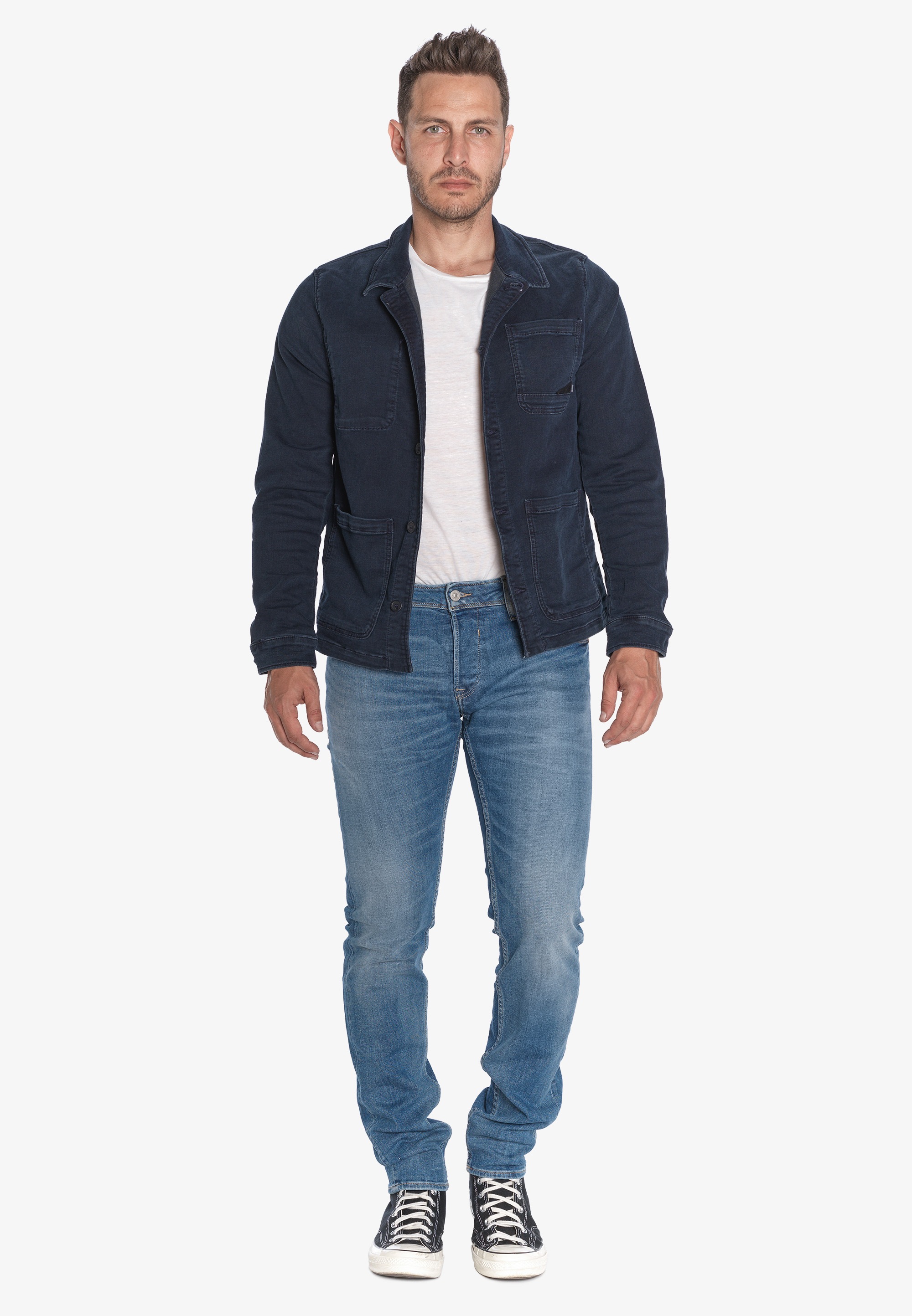 Le Temps Des Cerises Bequeme Jeans, im lässigen Washed-Look