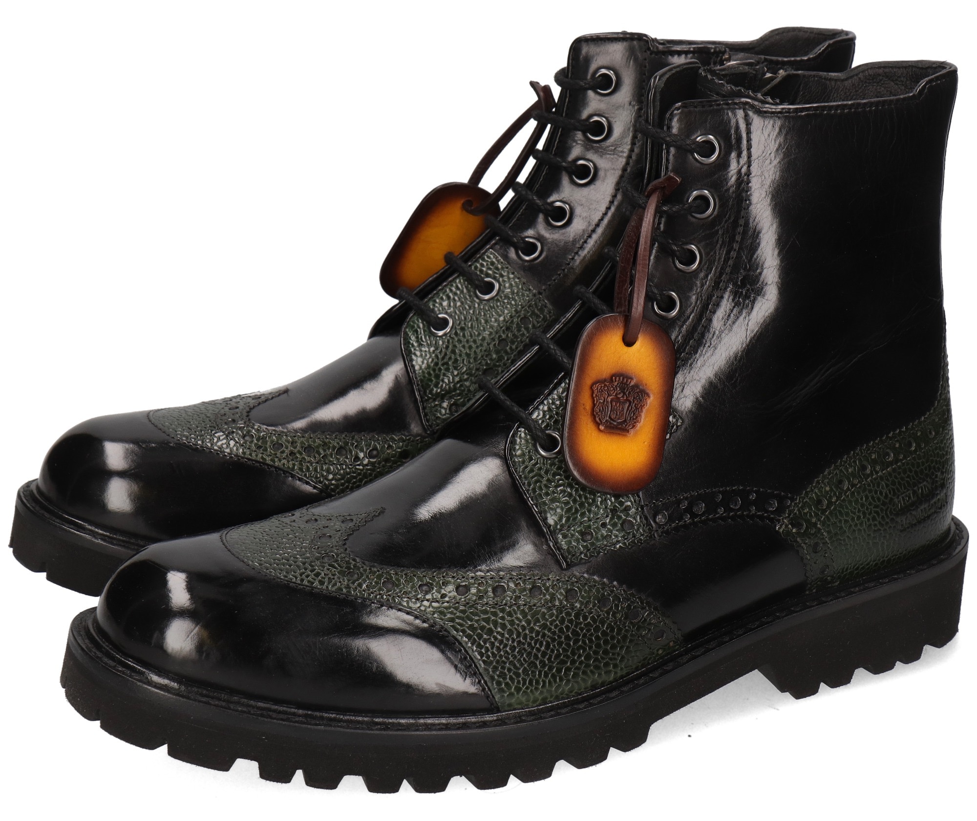 Schnürstiefel »Pierce 29 - vegetabil gegerbt«, Chunky Boots, Freizeitschuh,...