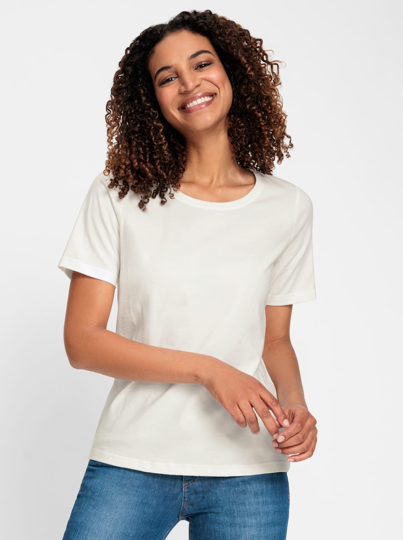 Casual Looks Kurzarmshirt "Kurzarm-Shirt", (1 tlg.) günstig online kaufen