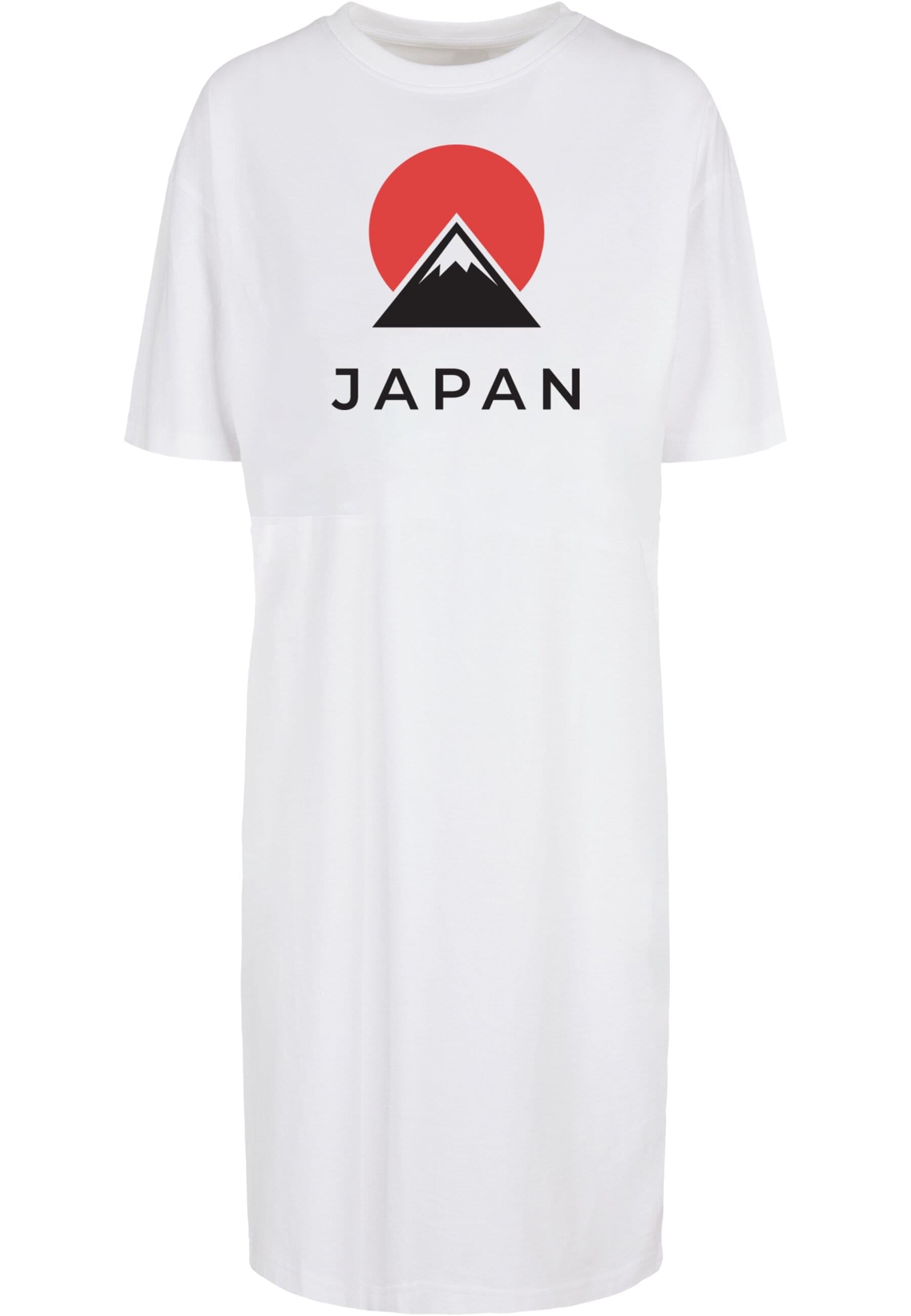 Merchcode Shirtkleid "Merchcode Damen Ladies Japan Organic Oversized Slit T günstig online kaufen