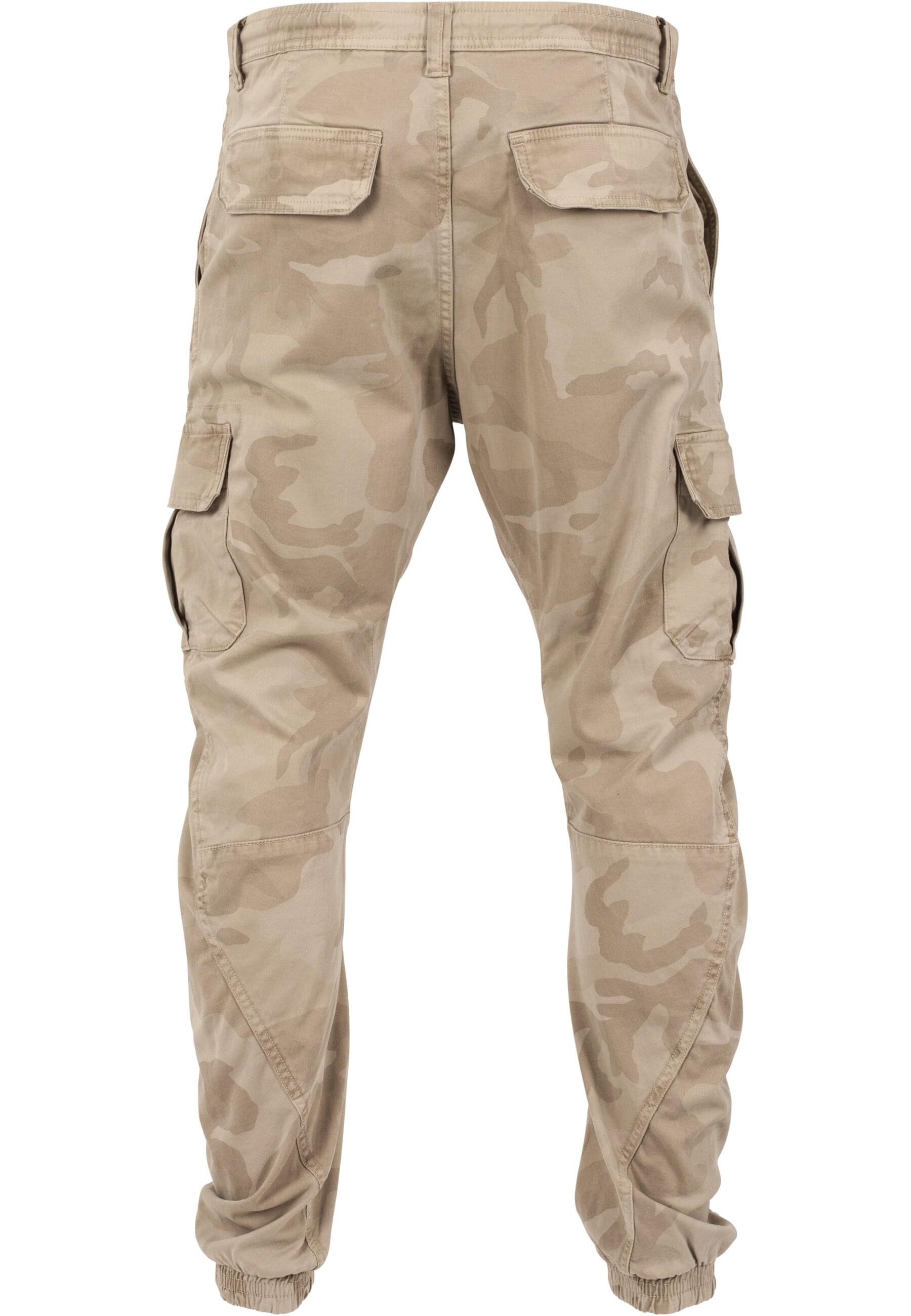 URBAN CLASSICS Cargohose »Urban Classics Herren Camo Cargo Jogging Pants«, (1 tlg.)