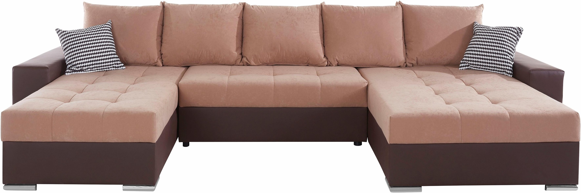 COLLECTION AB Wohnlandschaft "Josy XXL U-Form, B: 333 cm, mit 2 Recamieren günstig online kaufen