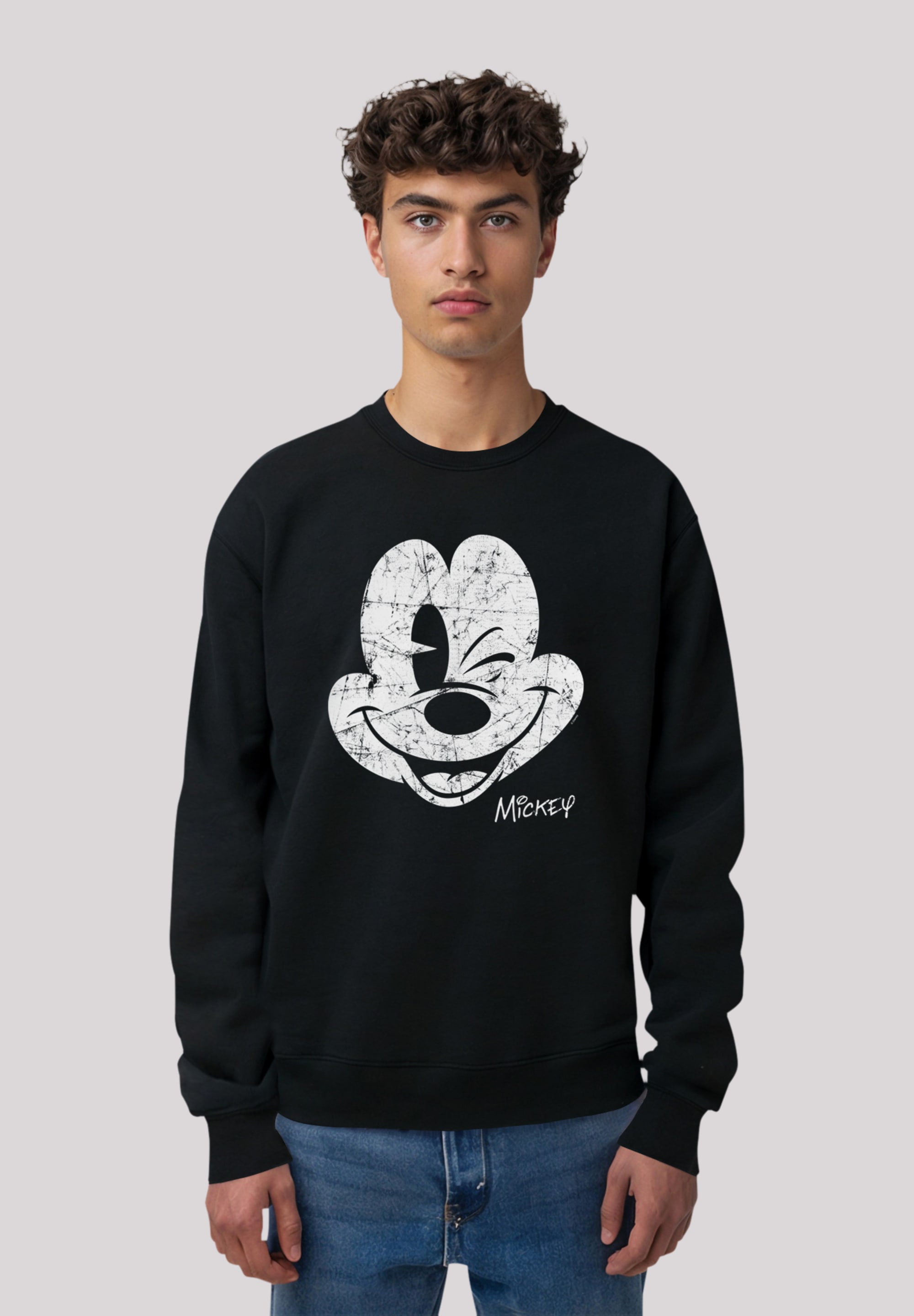 Sweatshirt »Disney Micky Maus Gesicht Vintage Look«, Premium Qualität