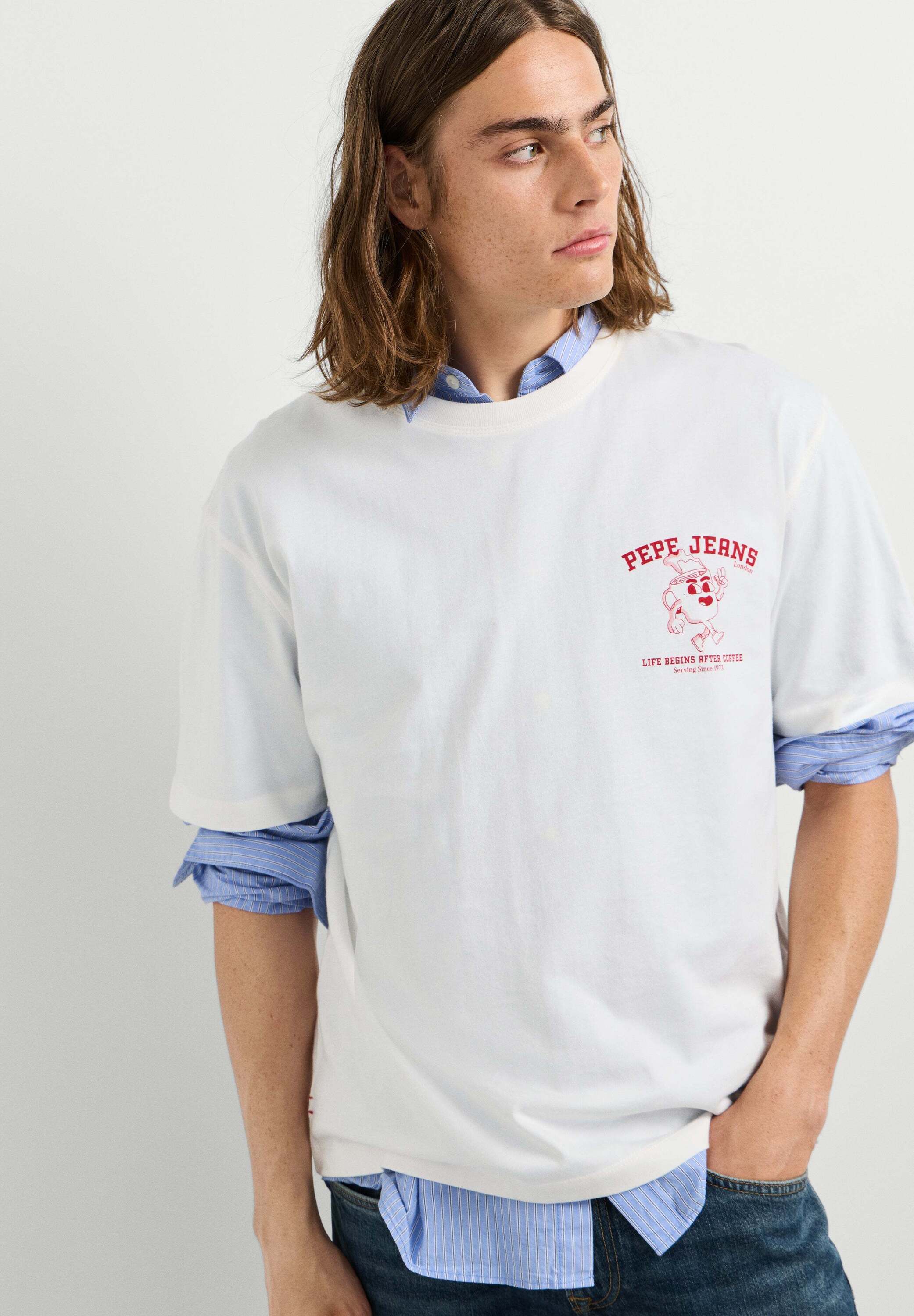 Pepe Jeans "print t-shirt COFFEET TEE"
