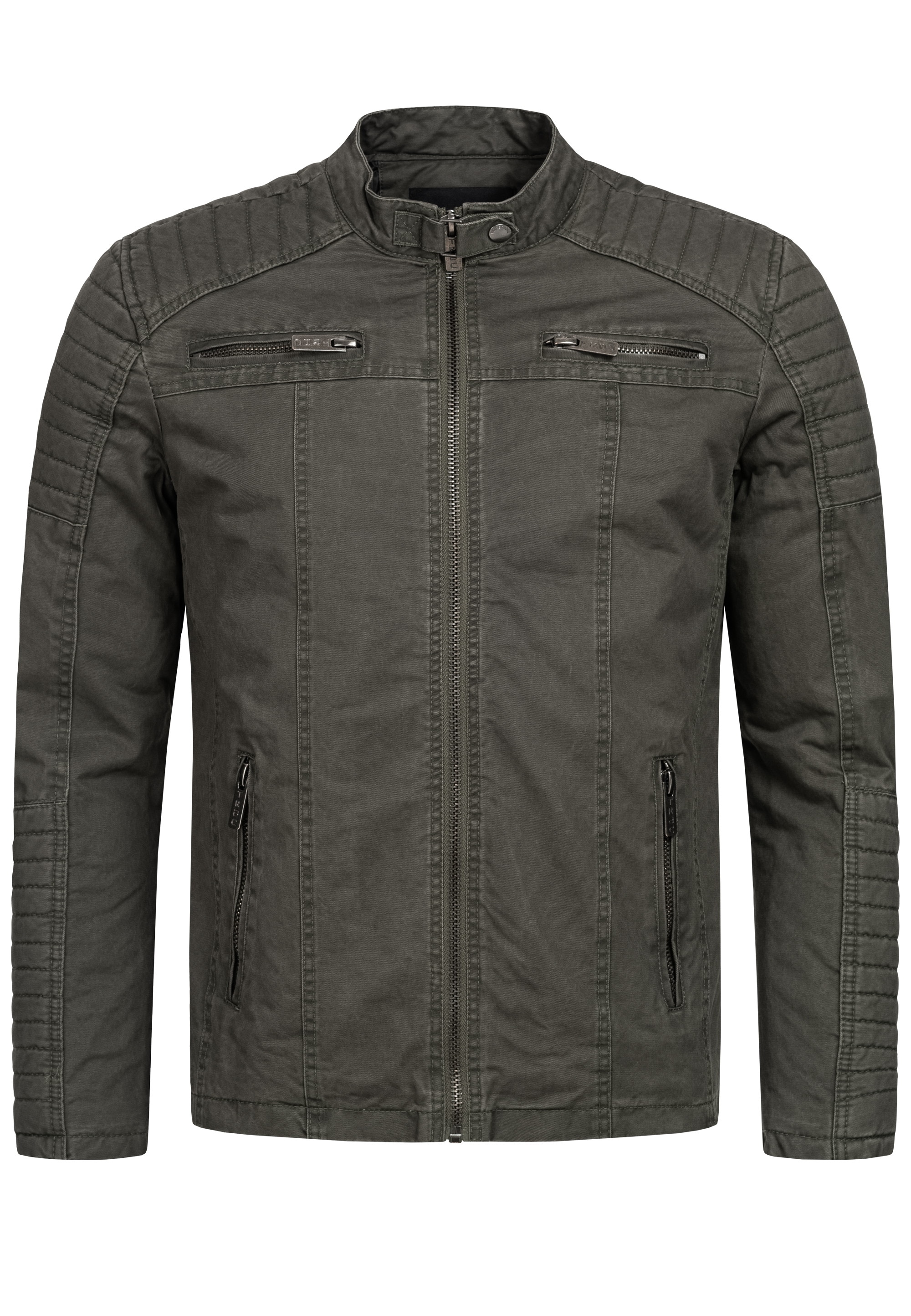 RedBridge Outdoorjacke »Des Moines«, im Bikerlook