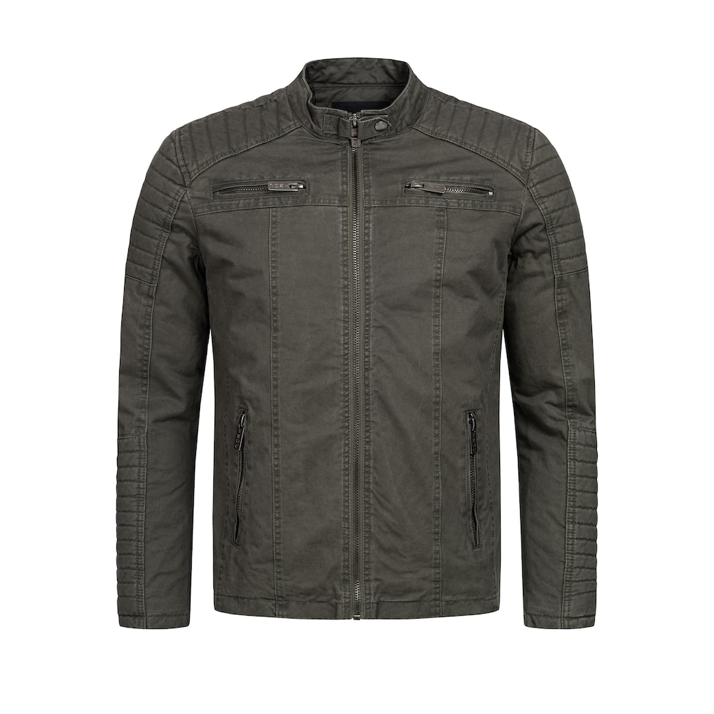 RedBridge Outdoorjacke »Des Moines«, im Bikerlook