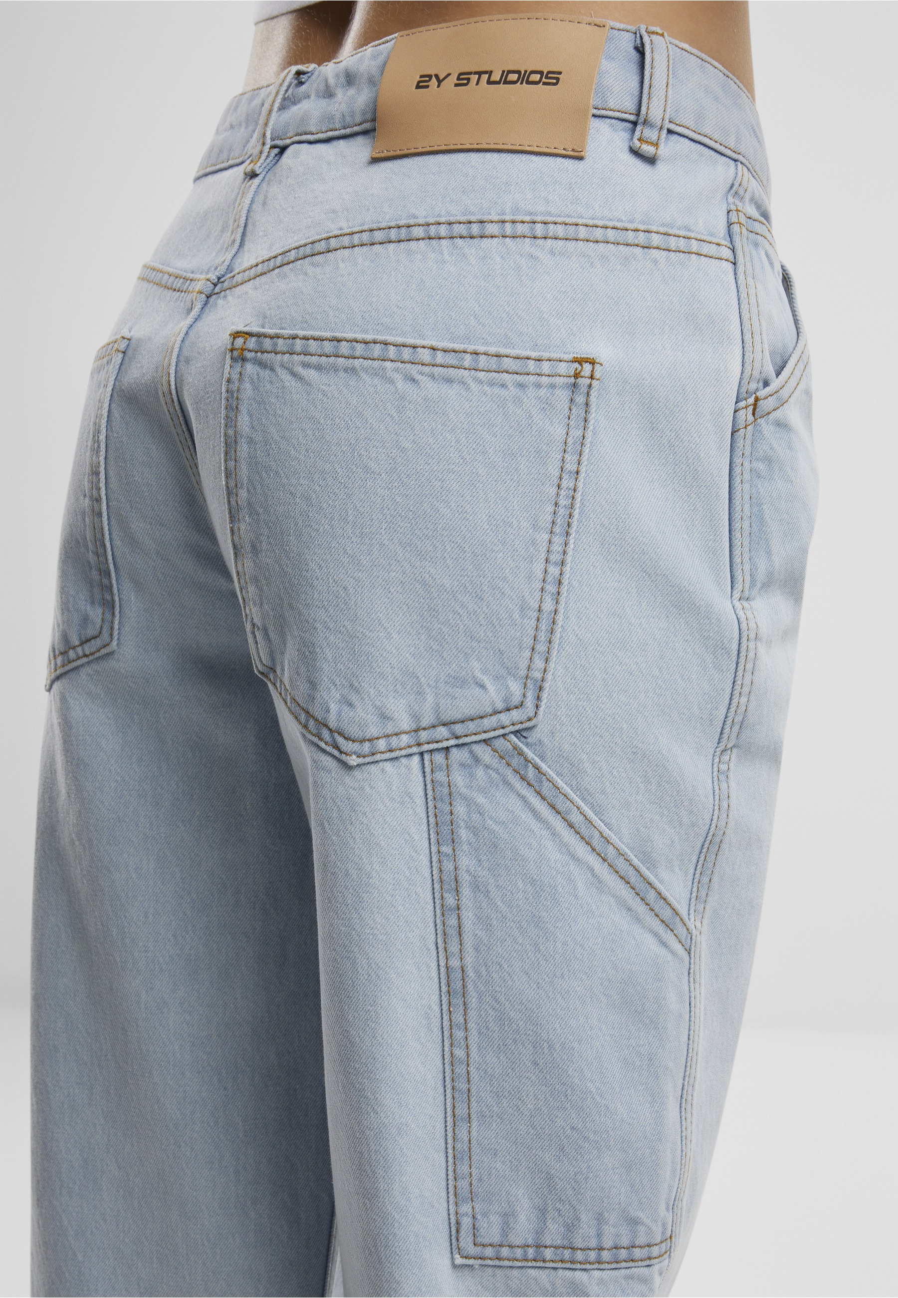 2Y Studios Anela Worker Baggy Jeans Ice 24 9