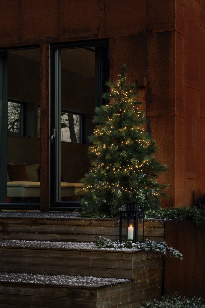 KONSTSMIDE LED-Lichterkette »Weihnachtsdeko aussen«, 2000 warm weiße Dioden