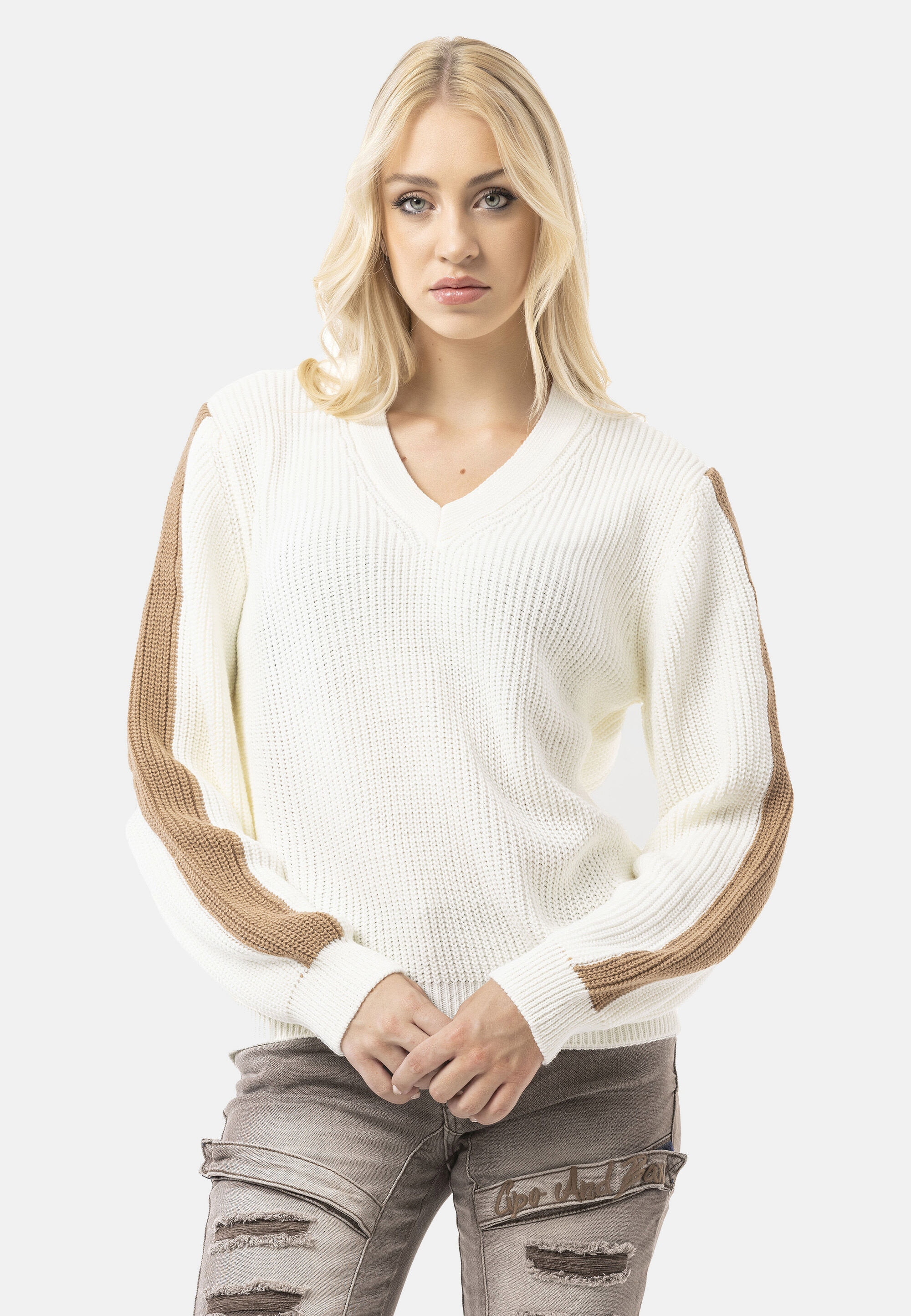 Cipo & Baxx Strickpullover »WP260« 1 Stk.