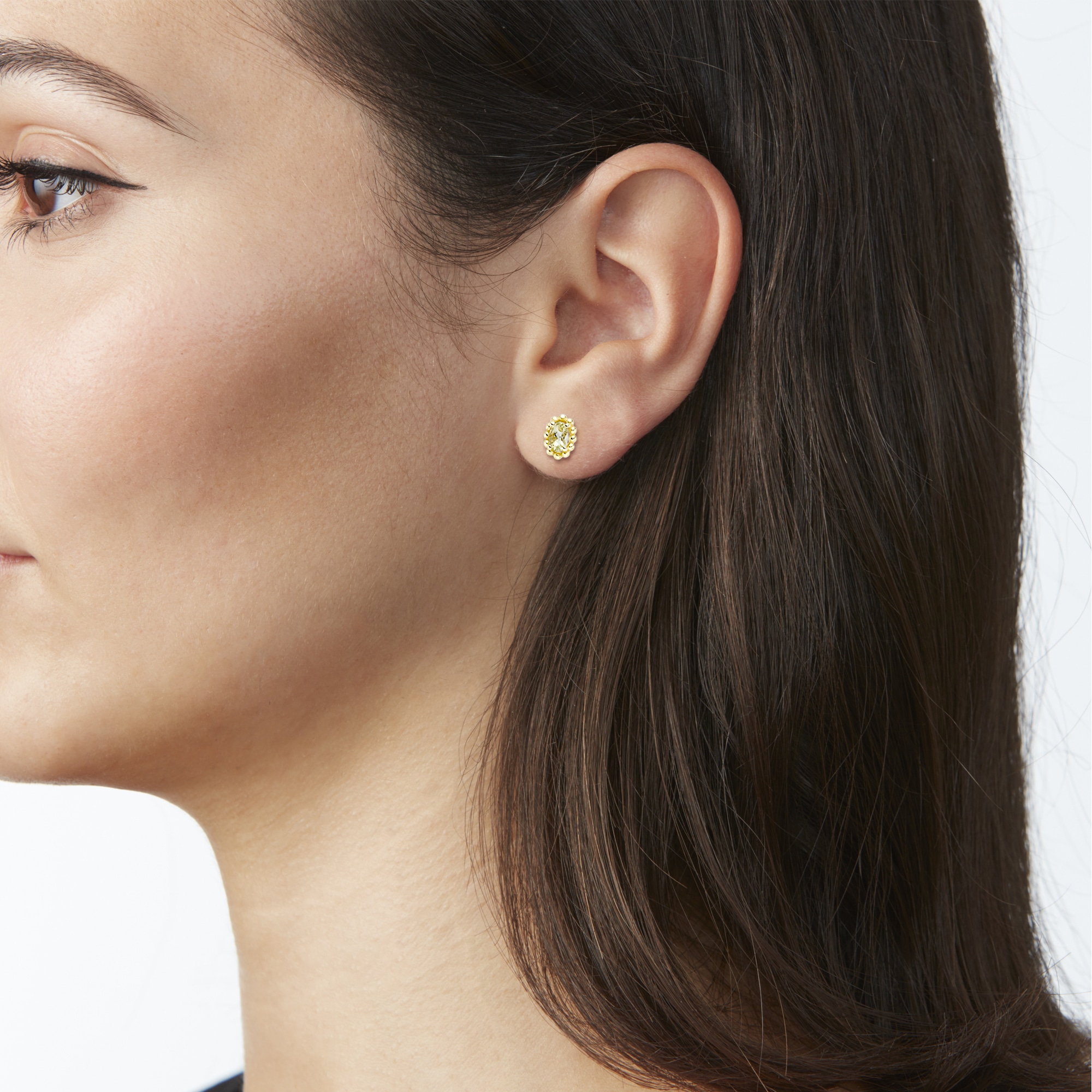 Luigi Merano Paar Ohrstecker »mit Edelsteinen, Gold 375«